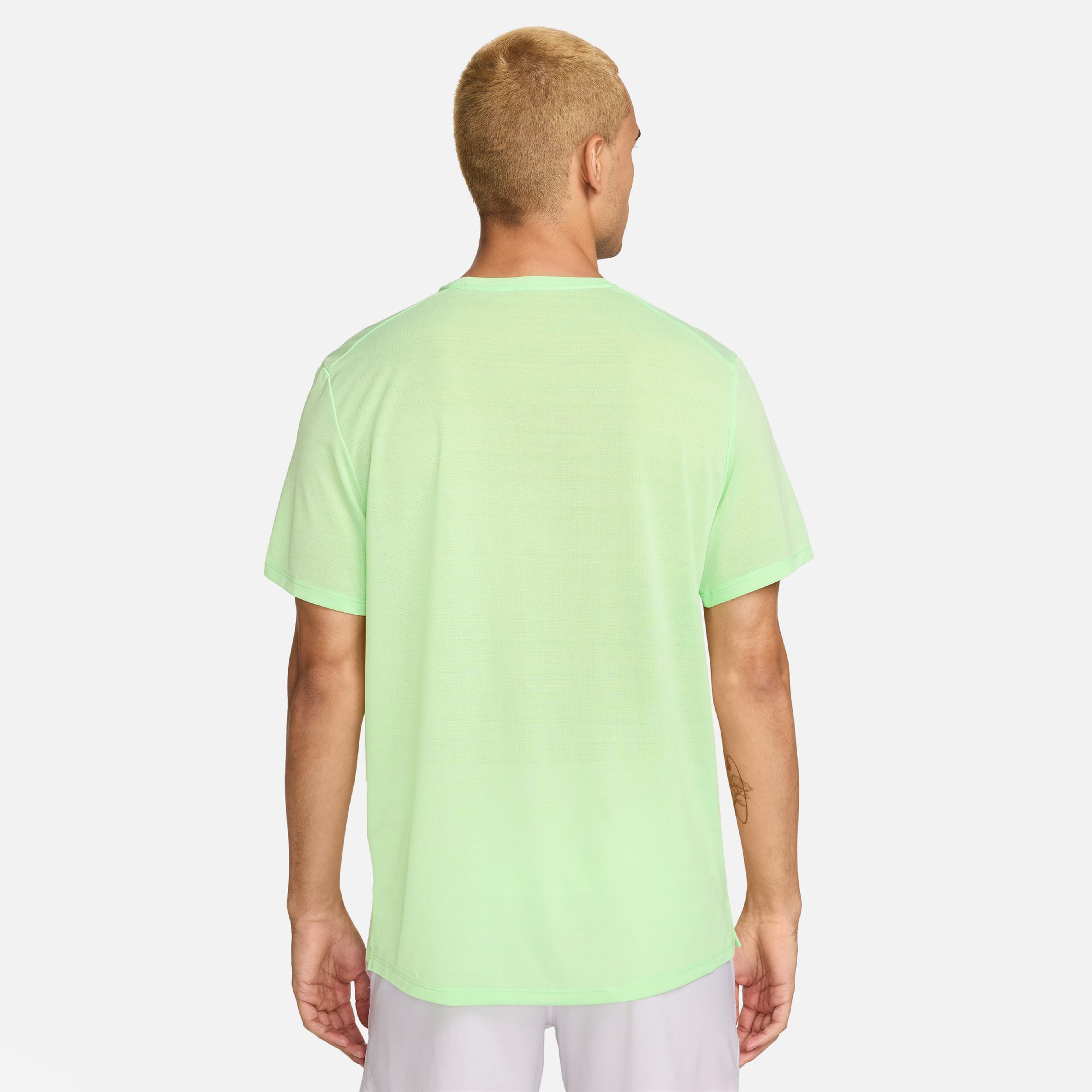 Nike Dri-Fit Miller Breathe Erkek Sarı Günlük T-Shirt
