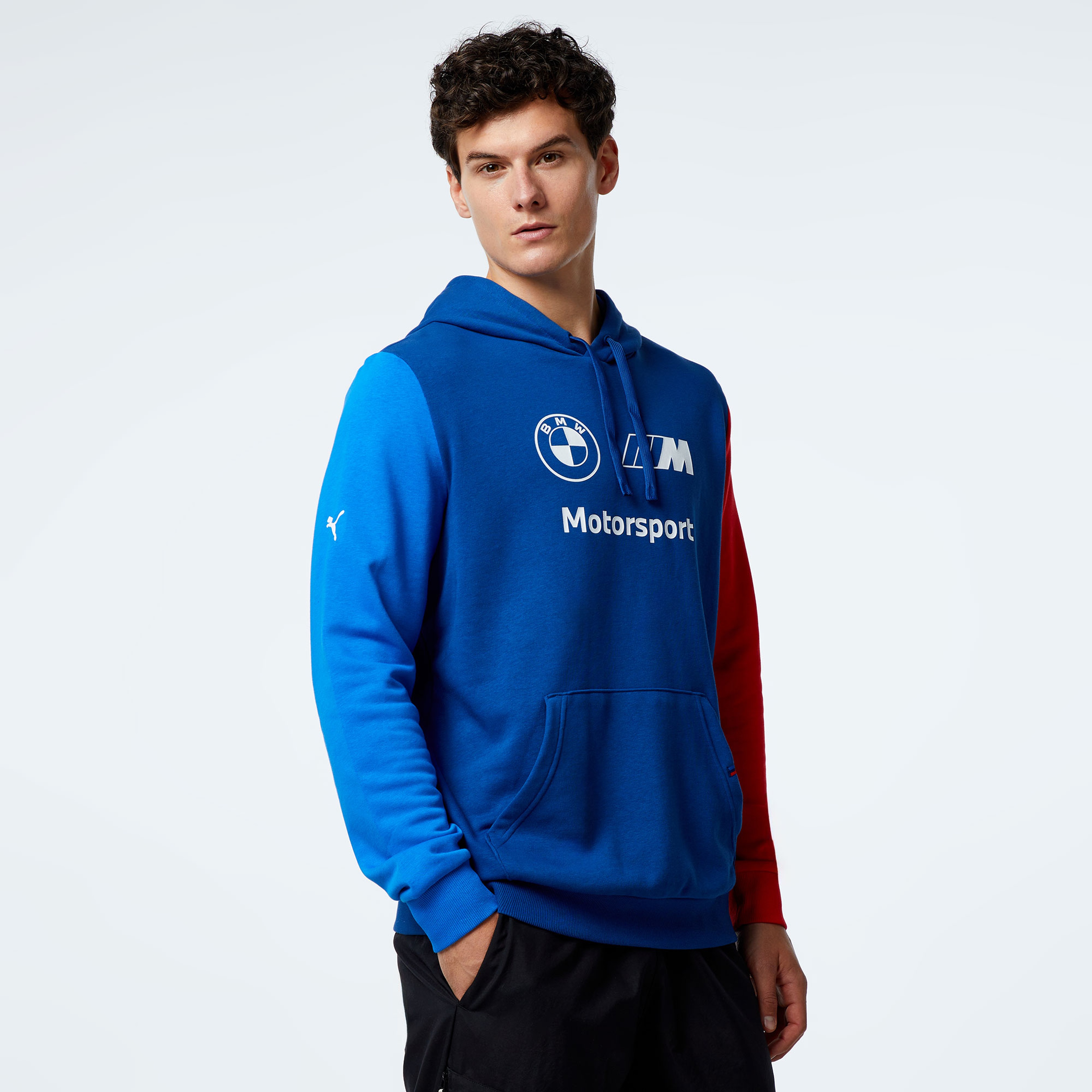 Puma Bmw Mms Ess Ft Unisex Mavi Hoodie
