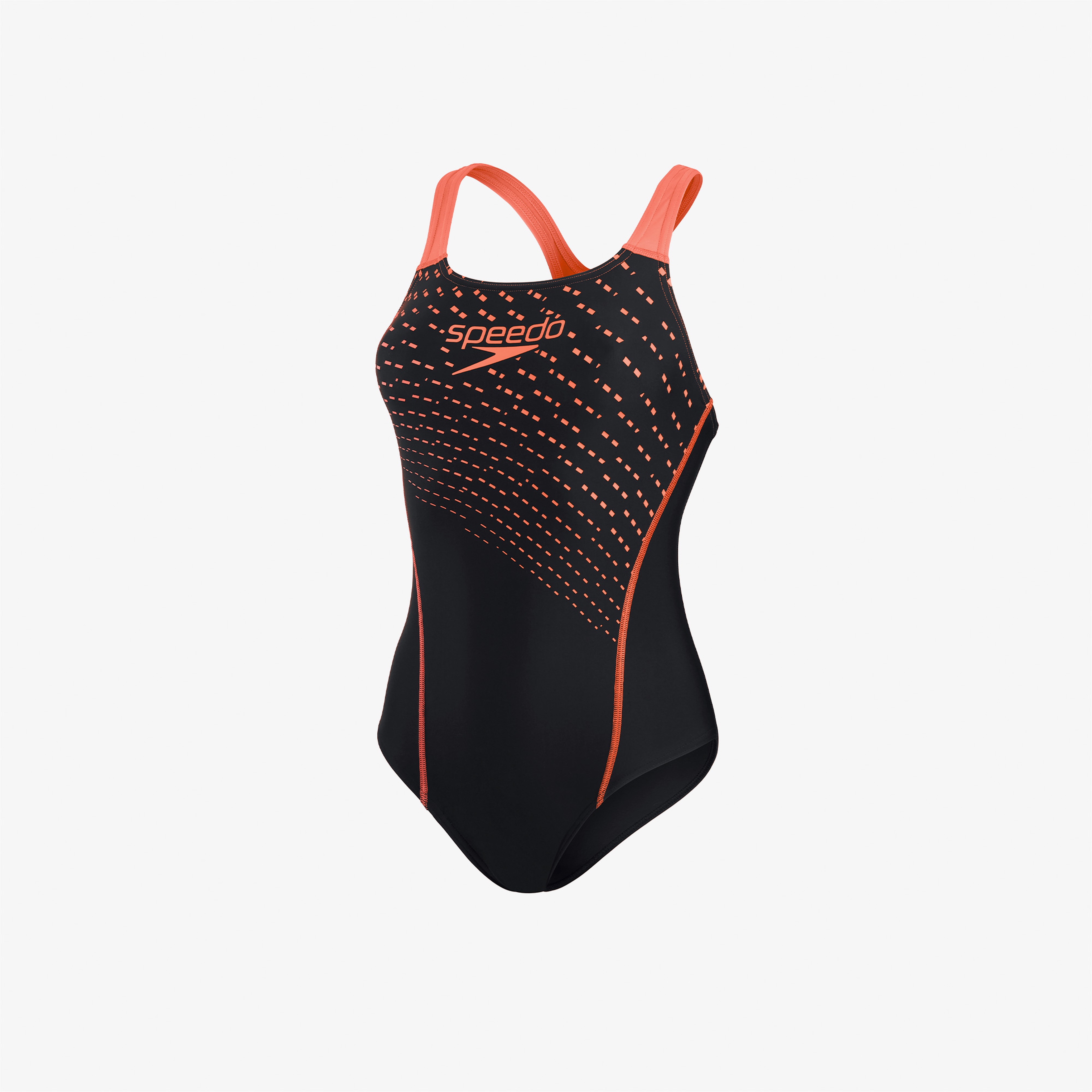 Speedo Medley Logo Kadın Siyah Yüzücü Mayosu