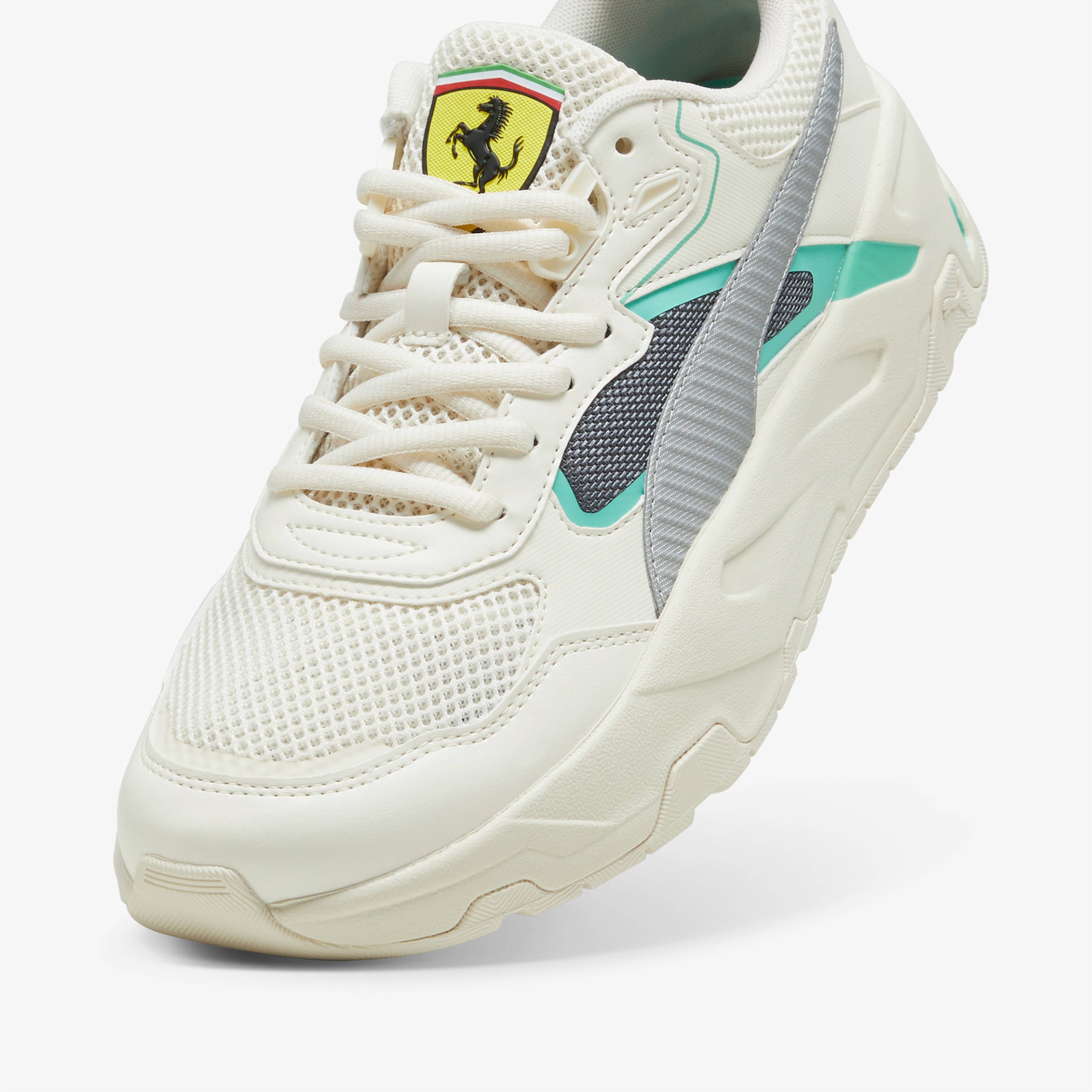 Puma Ferrari Trinity Unisex Bej Spor Ayakkabı