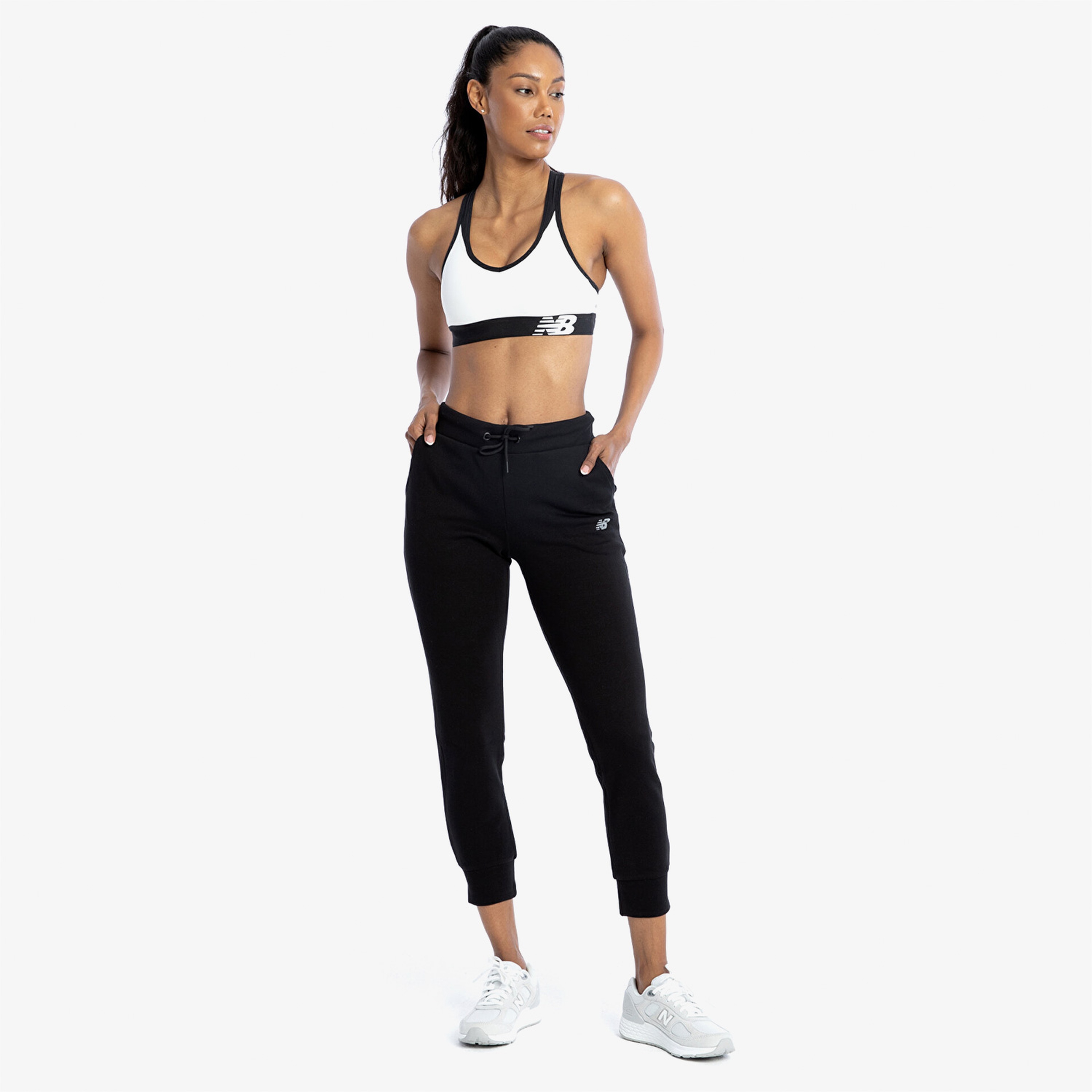 New Balance Lifestyle Kadın Siyah Eşofman Altı