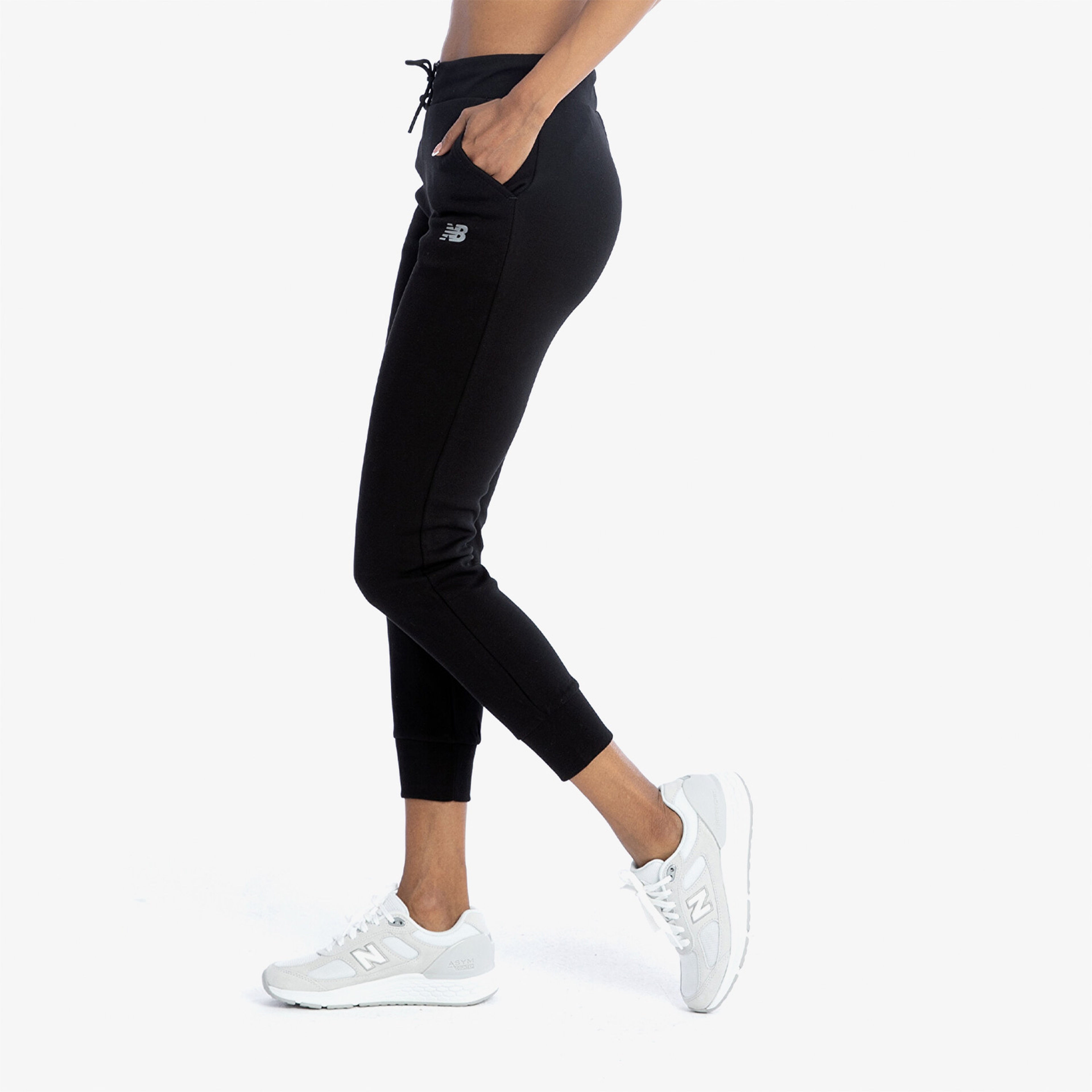 New Balance Lifestyle Kadın Siyah Eşofman Altı
