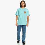 Quiksilver Long Fade Erkek Mavi Günlük T-Shirt