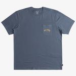 Billabong Stacked Arch Erkek Mavi Günlük T-Shirt