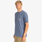 Billabong Stacked Arch Erkek Mavi Günlük T-Shirt
