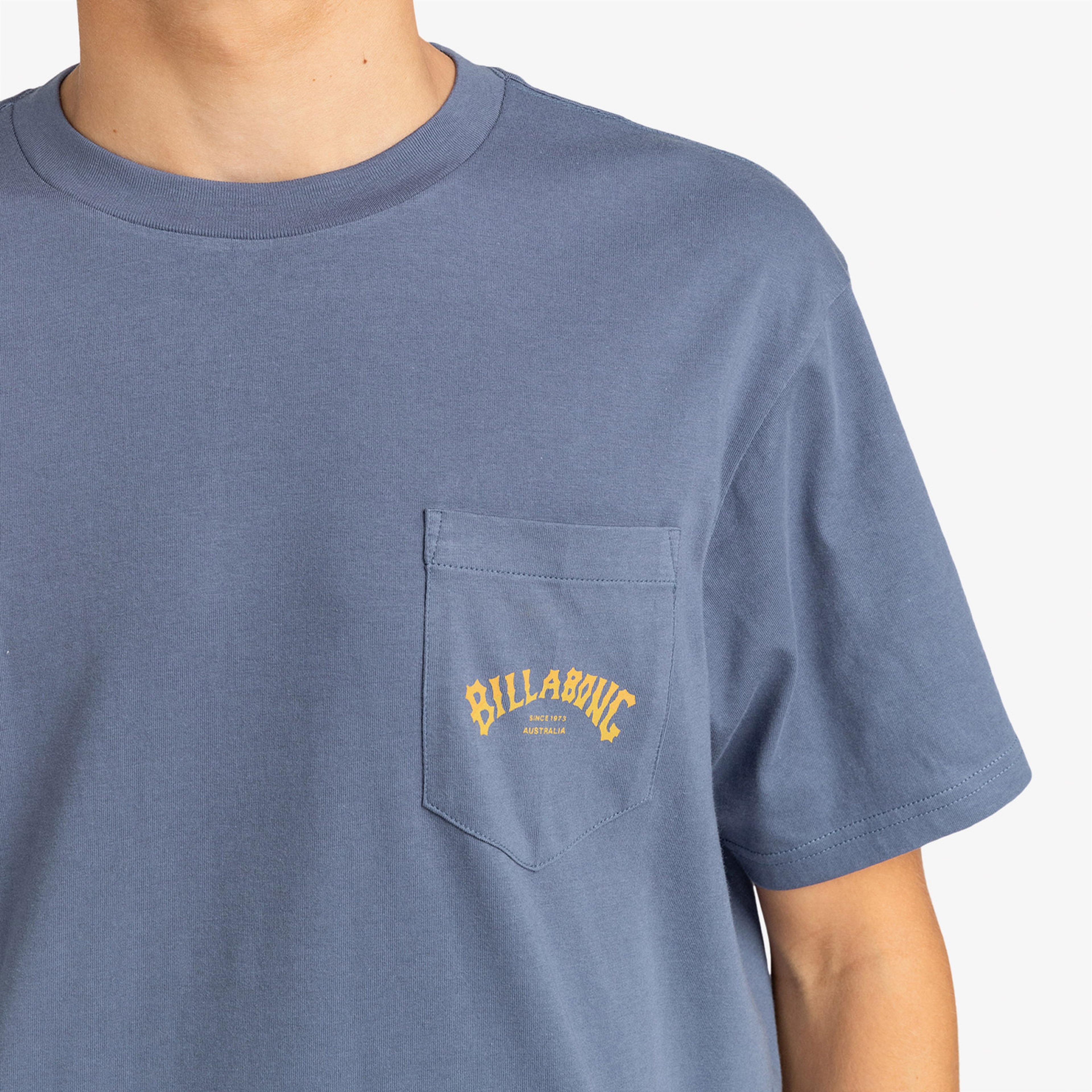 Billabong Stacked Arch Erkek Mavi Günlük T-Shirt