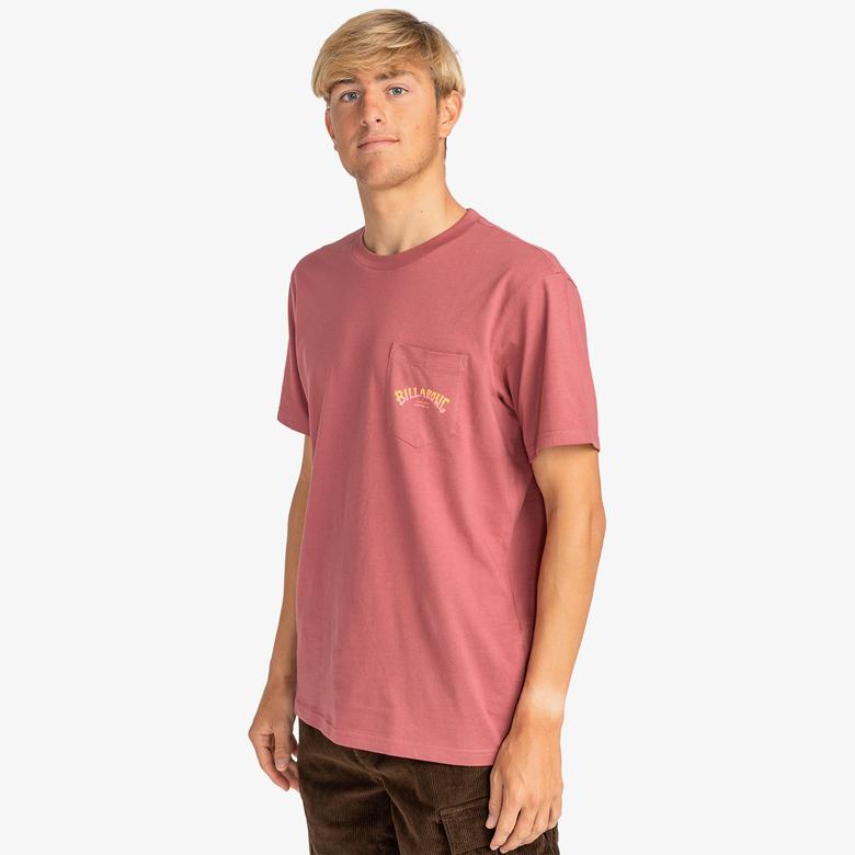 Billabong Stacked Arch Erkek Kırmızı Günlük T-Shirt