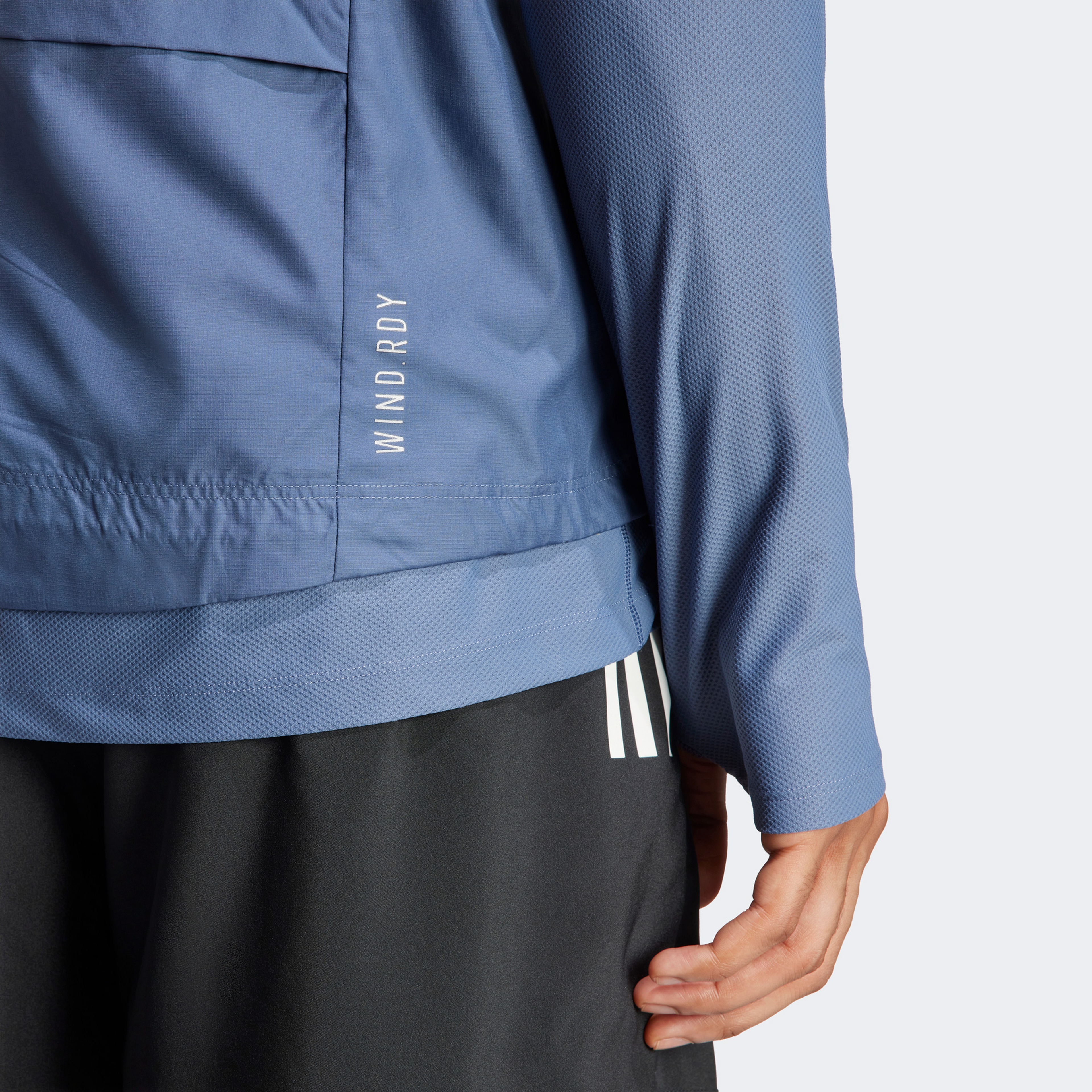 adidas Otr B Vest Erkek Mavi Koşu Ceketi