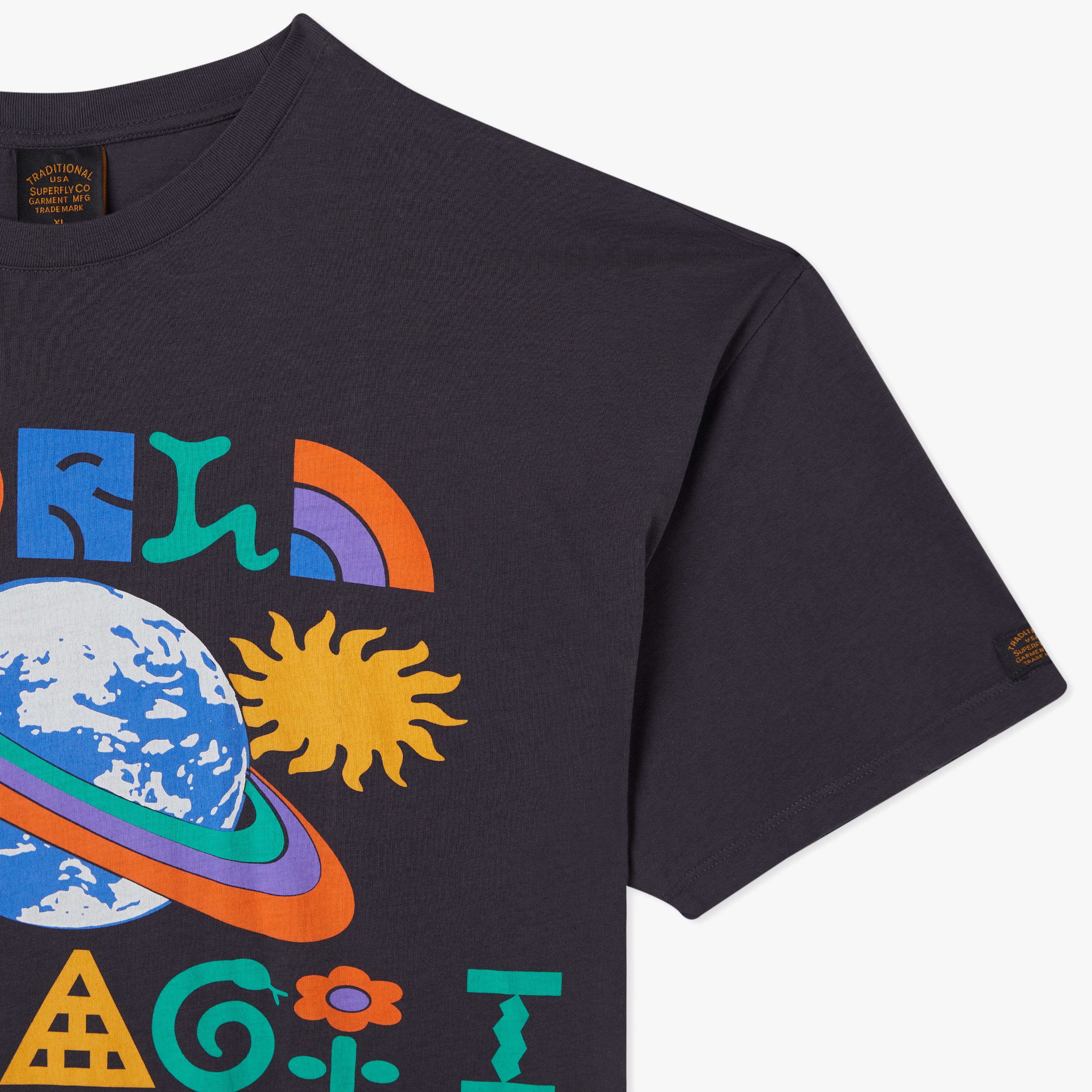 Superfly Erkek Renkli Günlük T-Shirt