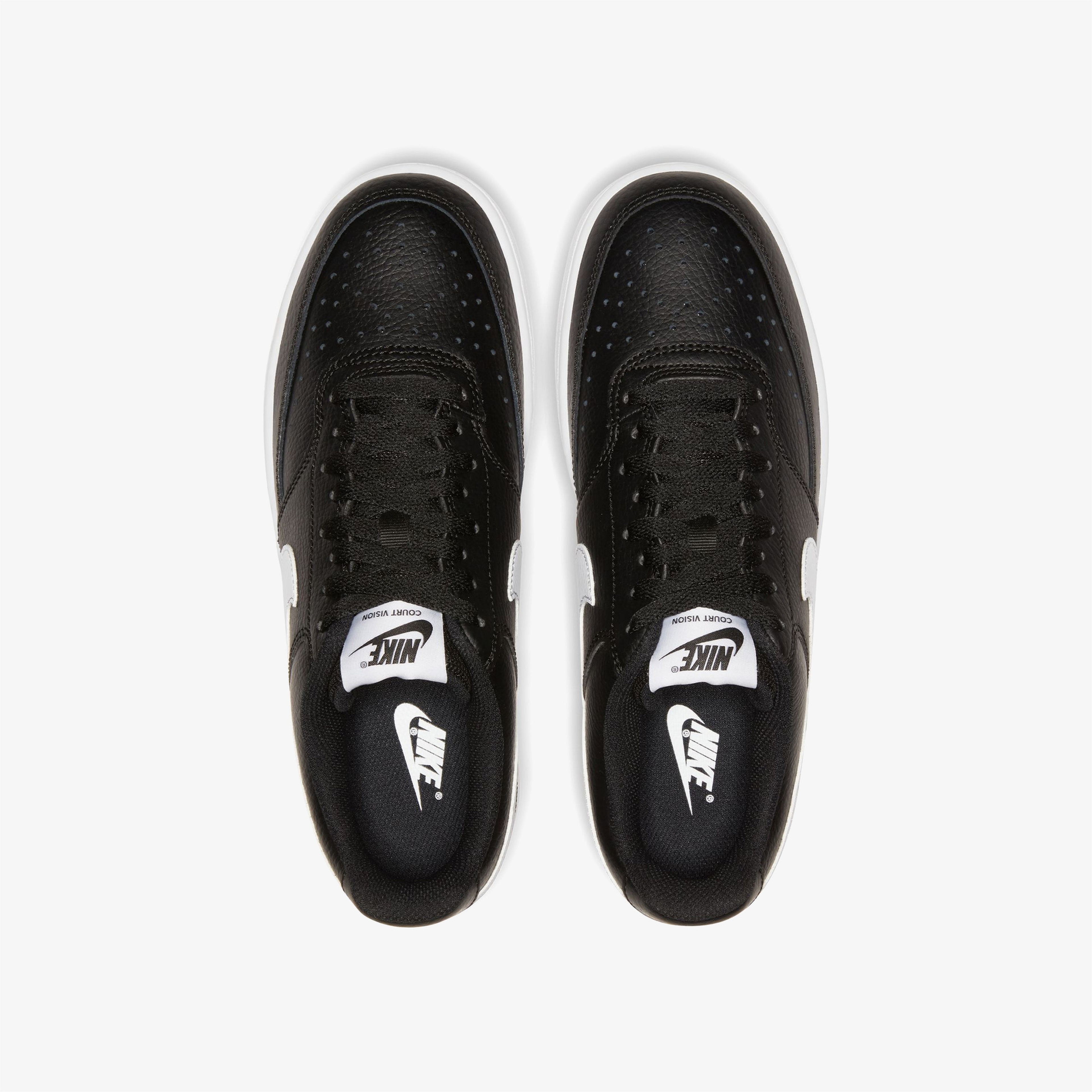 Nike Court Vision Low Kadın Siyah Sneaker