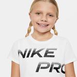 Nike Pro Dri-Fit Çocuk Beyaz Günlük T-Shirt