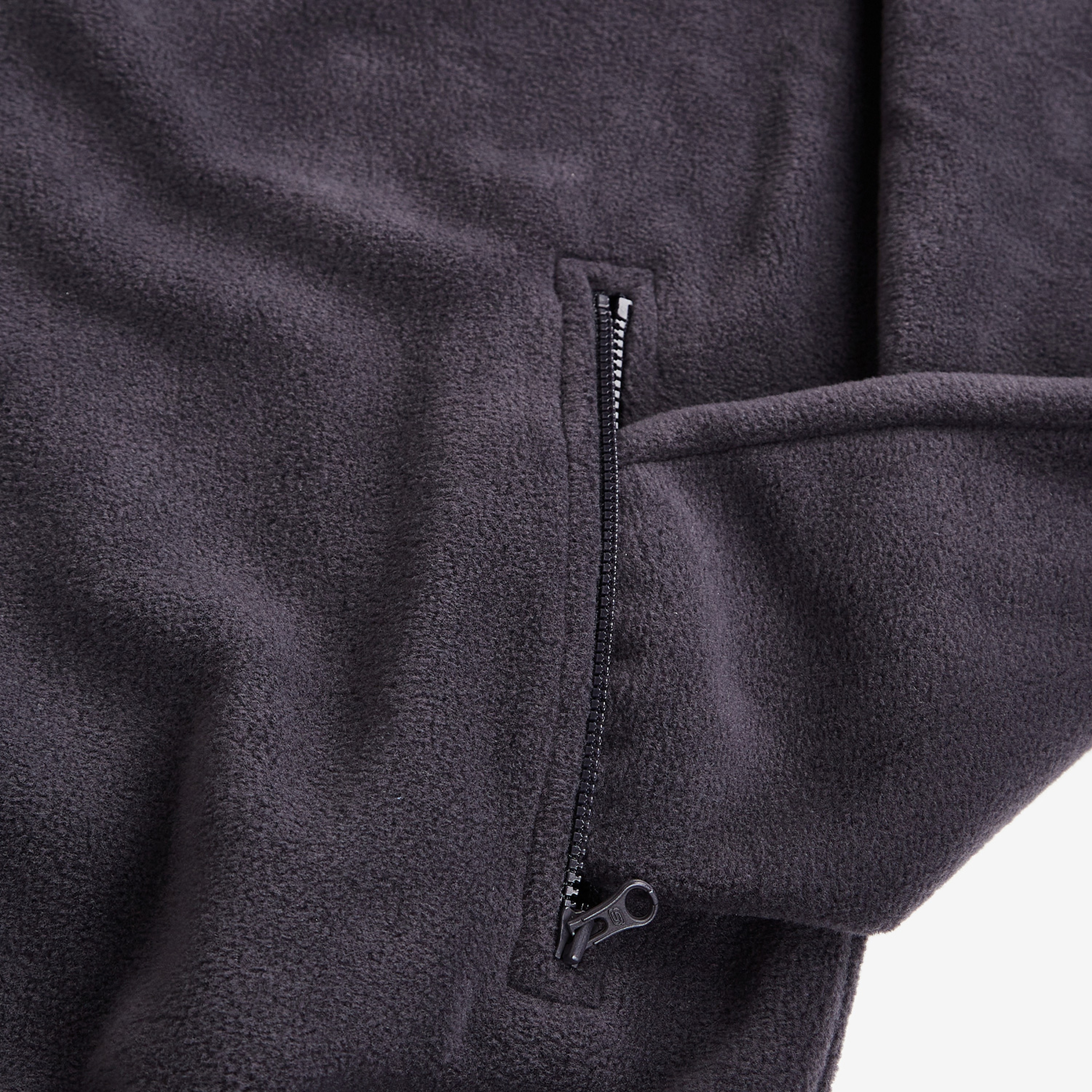 Skechers Turtle Neck Full Zip Erkek Gri Günlük Polar