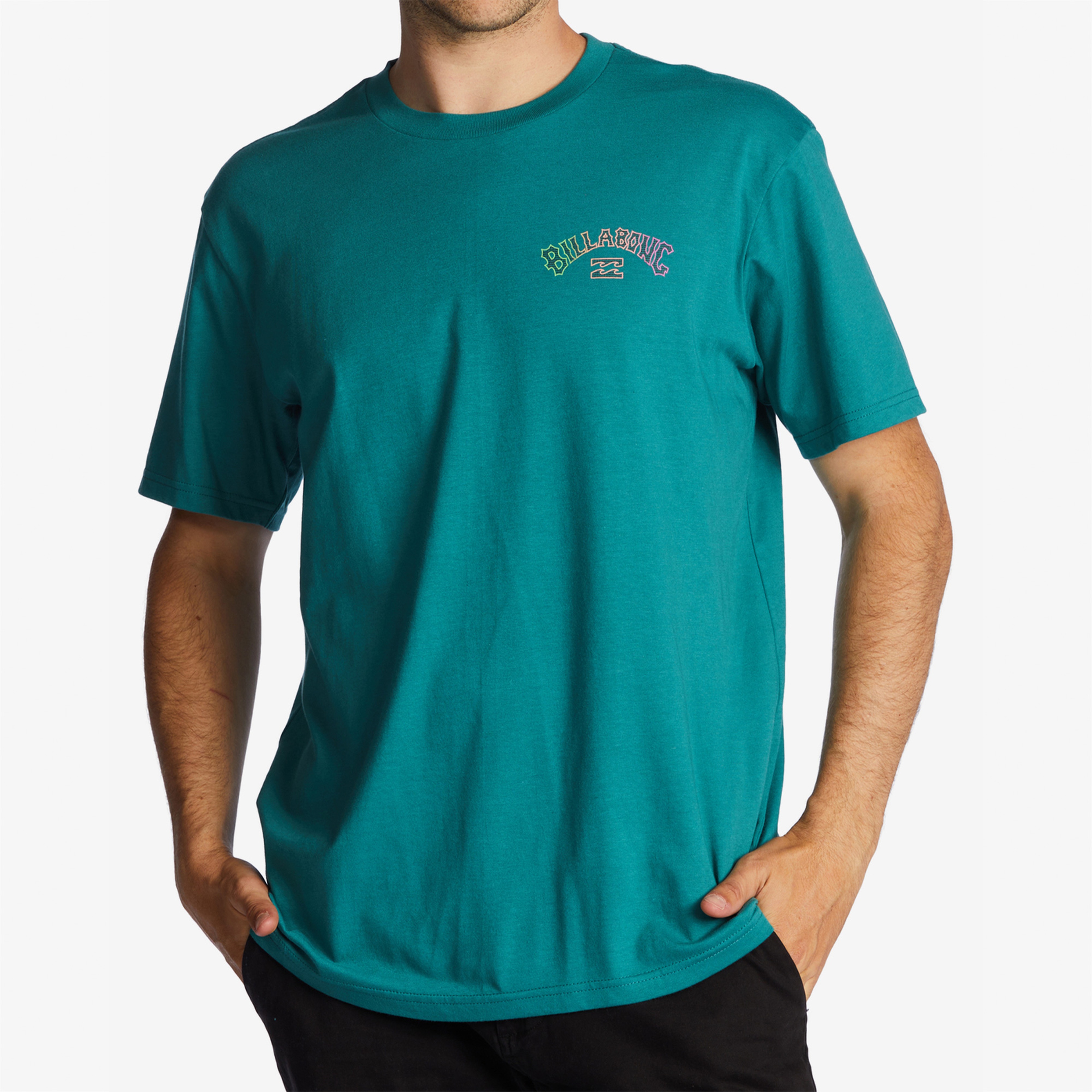 Billabong Arch Fill Ss Erkek Yeşil Günlük T-Shirt