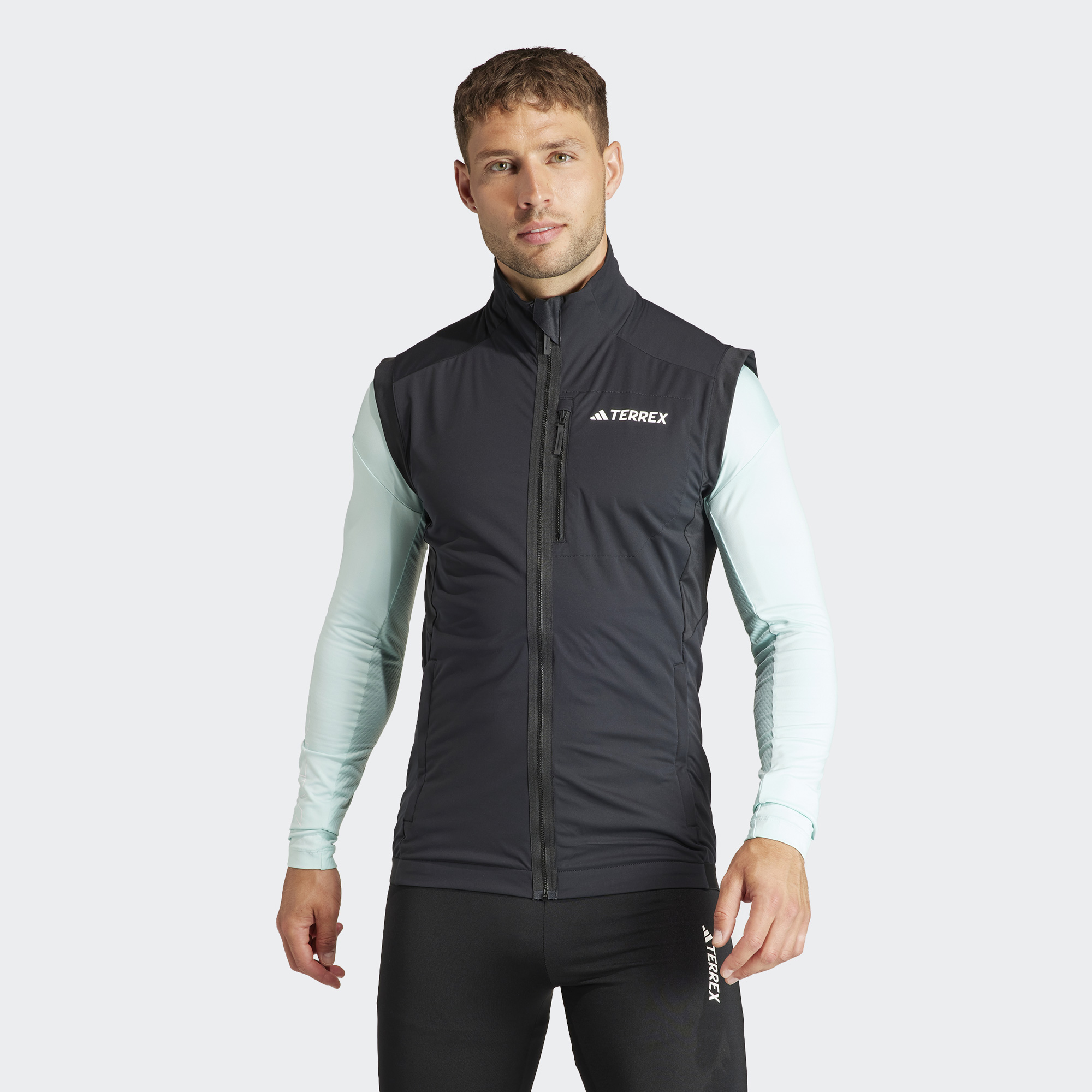 adidas Terrex Xperior Cross-Country Ski Soft Shell Erkek Siyah