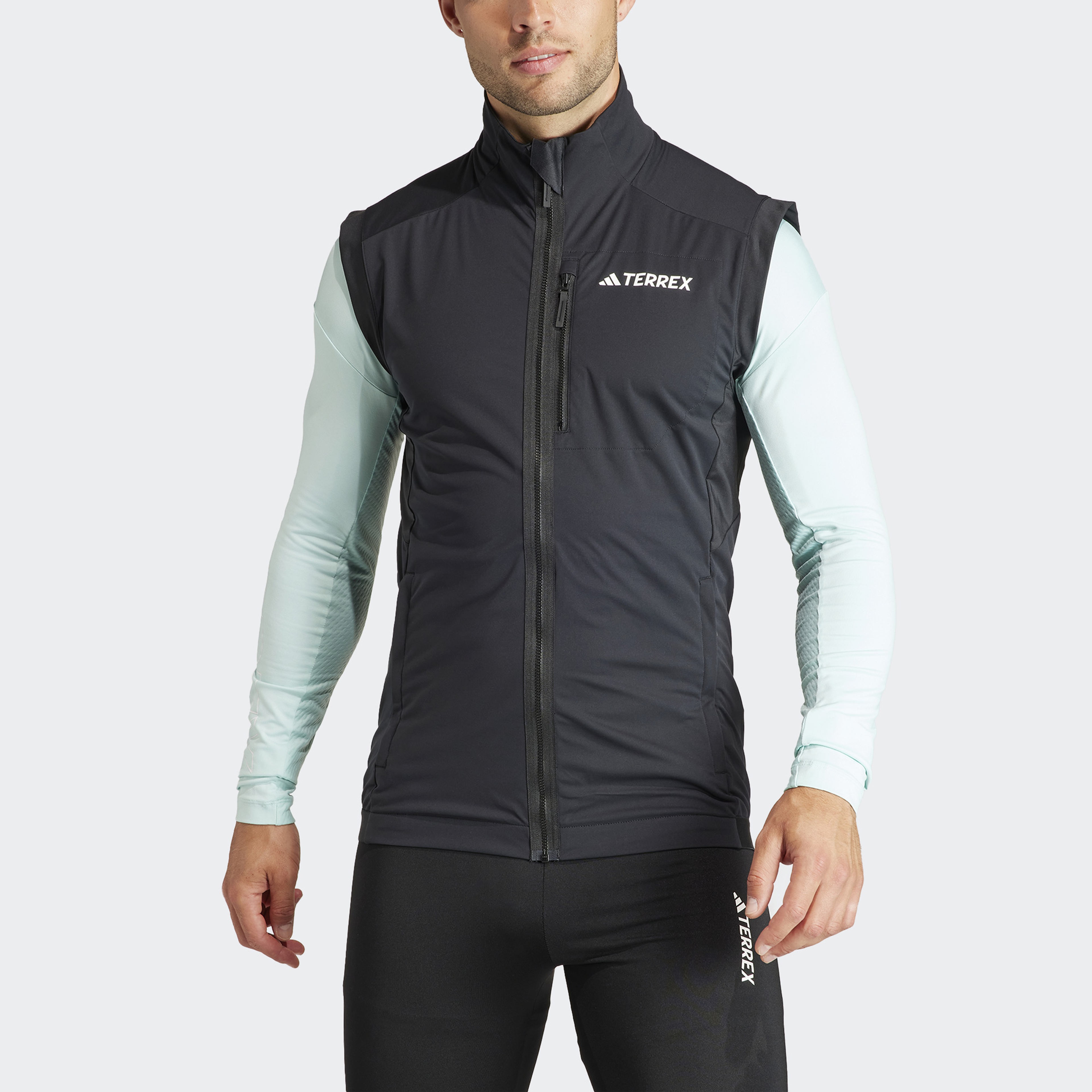 adidas Terrex Xperior Cross-Country Ski Soft Shell Erkek Siyah