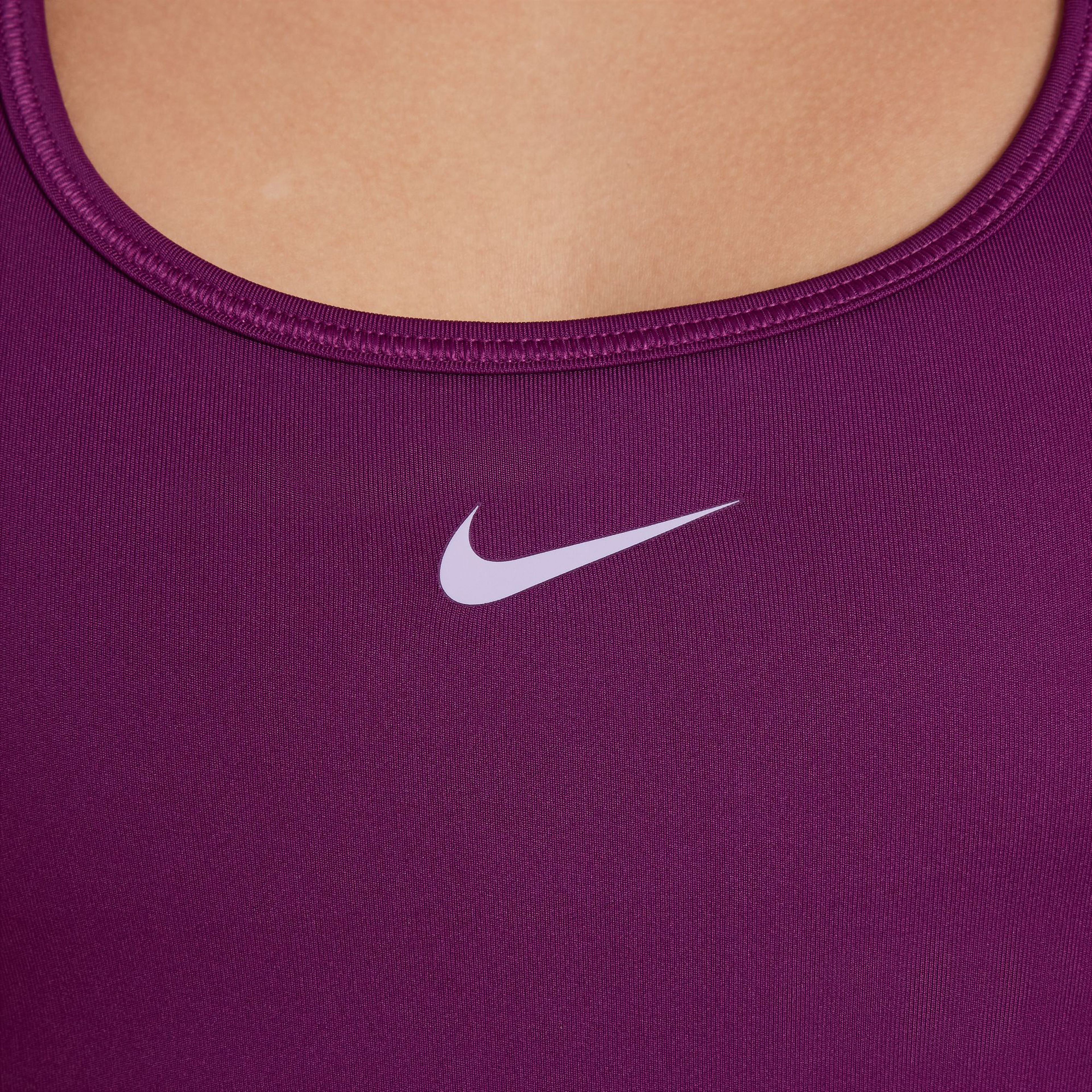 Nike Pro Swoosh Çocuk Mor Bra