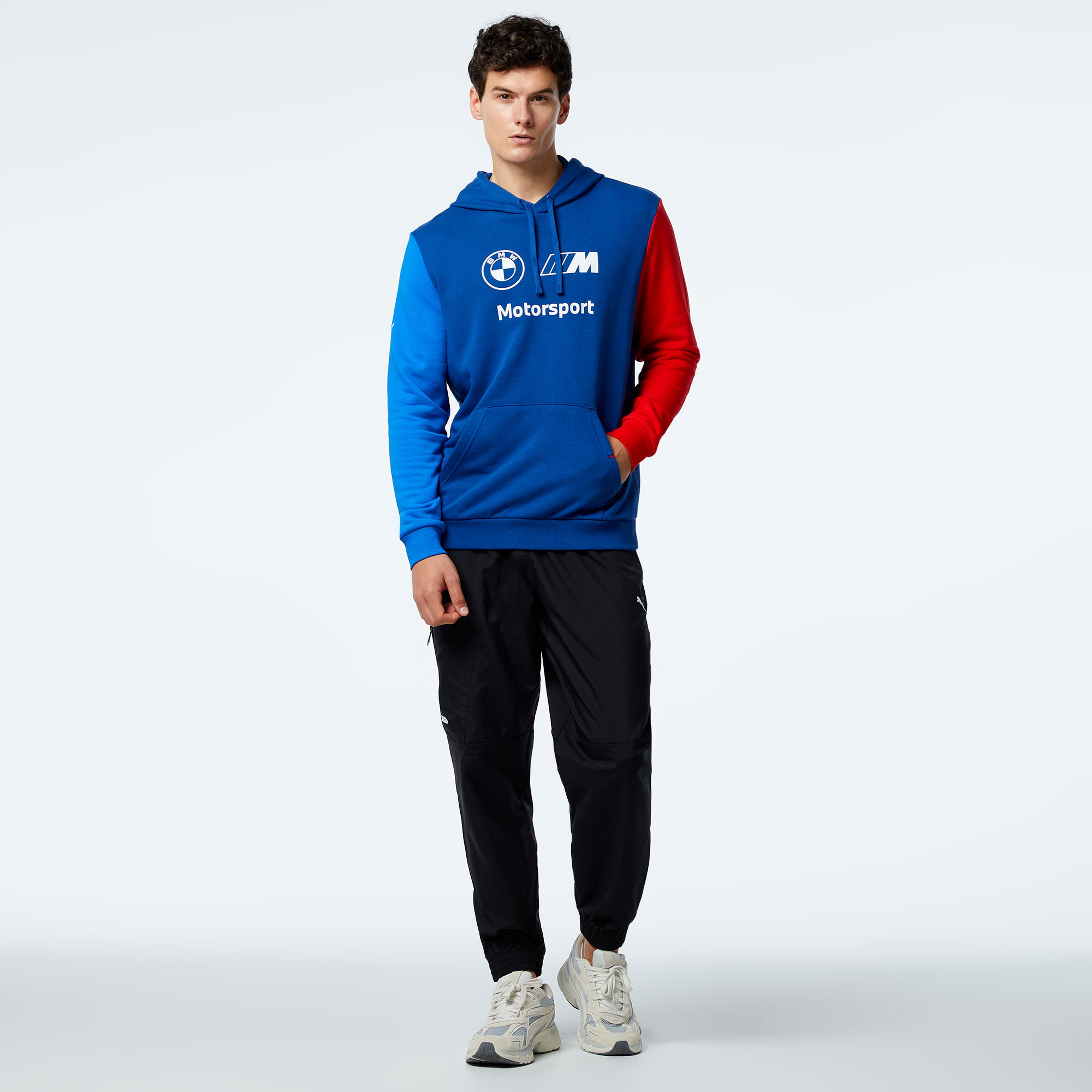 Puma Bmw Mms Ess Ft Unisex Mavi Hoodie