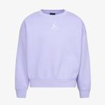 Jordan Jumpman Icon Play Crew Çocuk Mor Günlük Sweatshirt