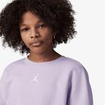 Jordan Jumpman Icon Play Crew Çocuk Mor Günlük Sweatshirt