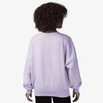 Jordan Jumpman Icon Play Crew Çocuk Mor Günlük Sweatshirt