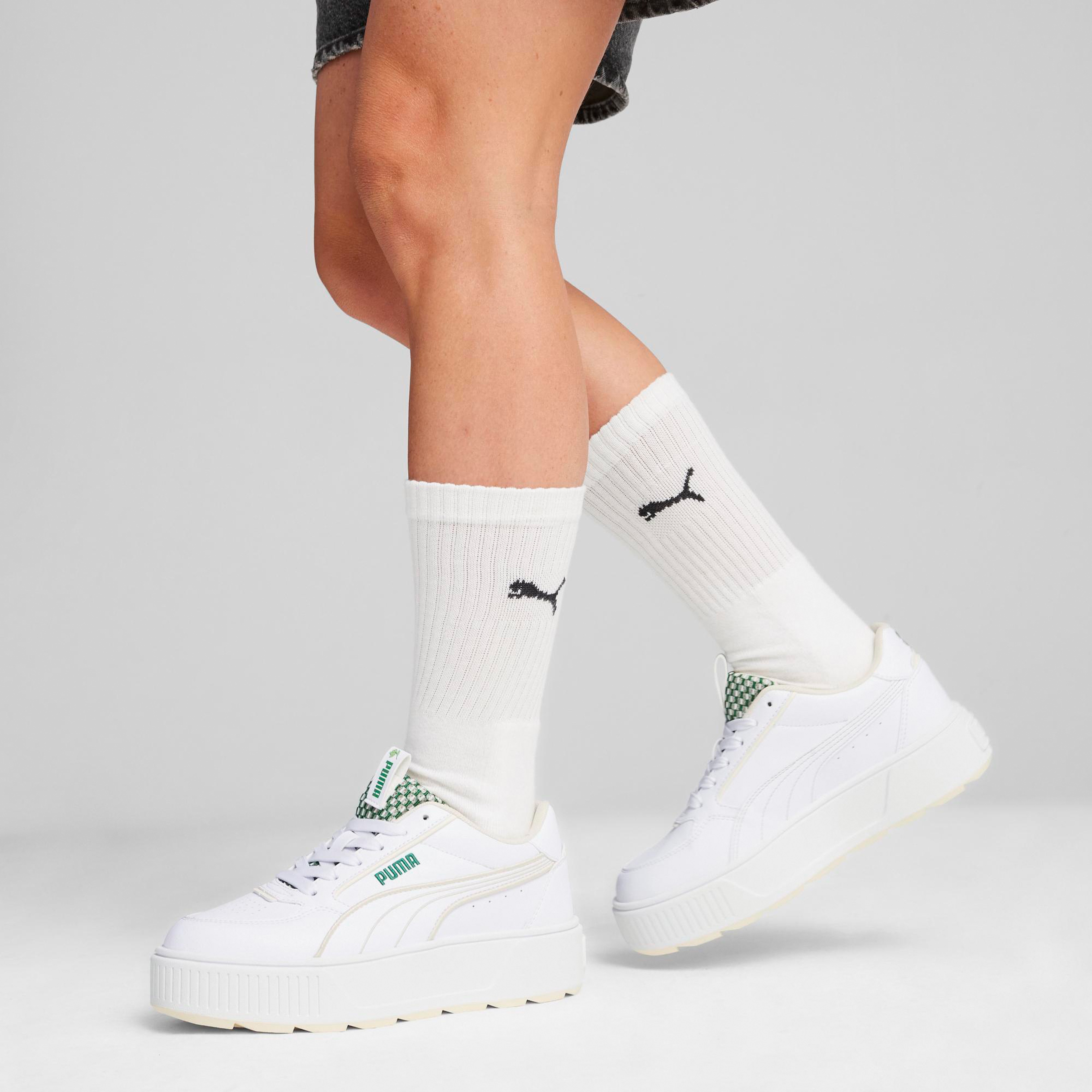 Puma Karmen Rebelle Blossom Kadın Beyaz Günlük Spor Ayakkabı