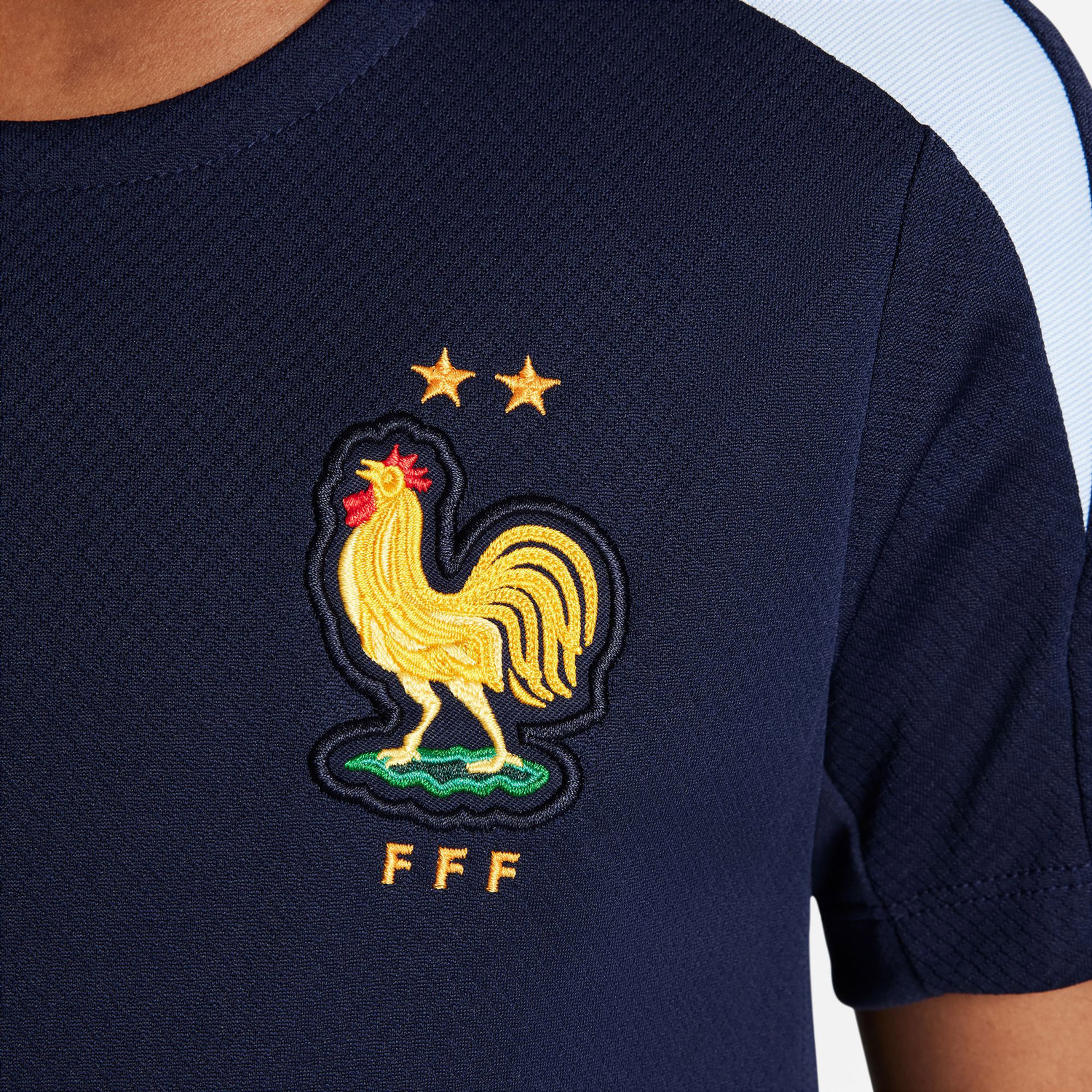 Nike Fransa Dri-Fit Çocuk Lacivert Futbol T-Shirt
