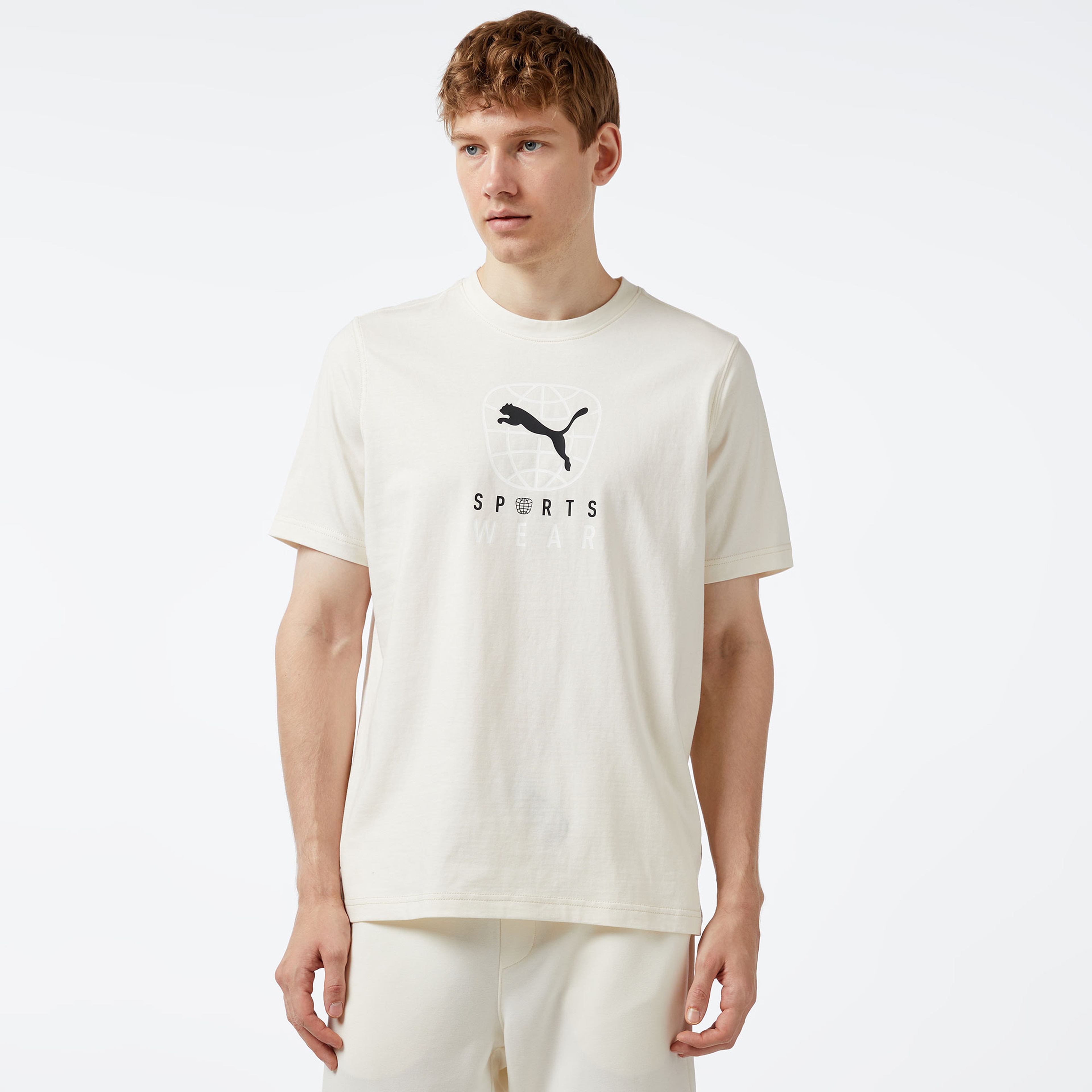 Puma Better Sportswear Unisex Bej T-Shirt