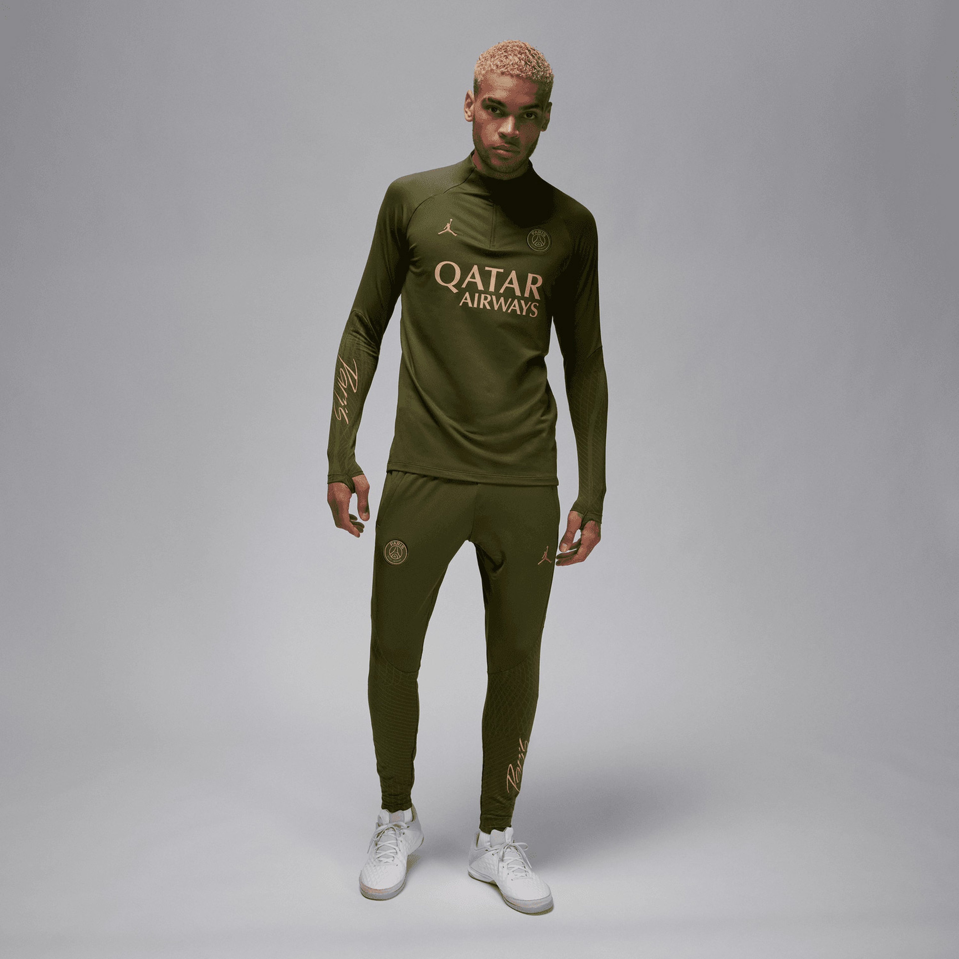 Nike Paris Saint Germain Erkek Yeşil Futbol Eşofman Üstü