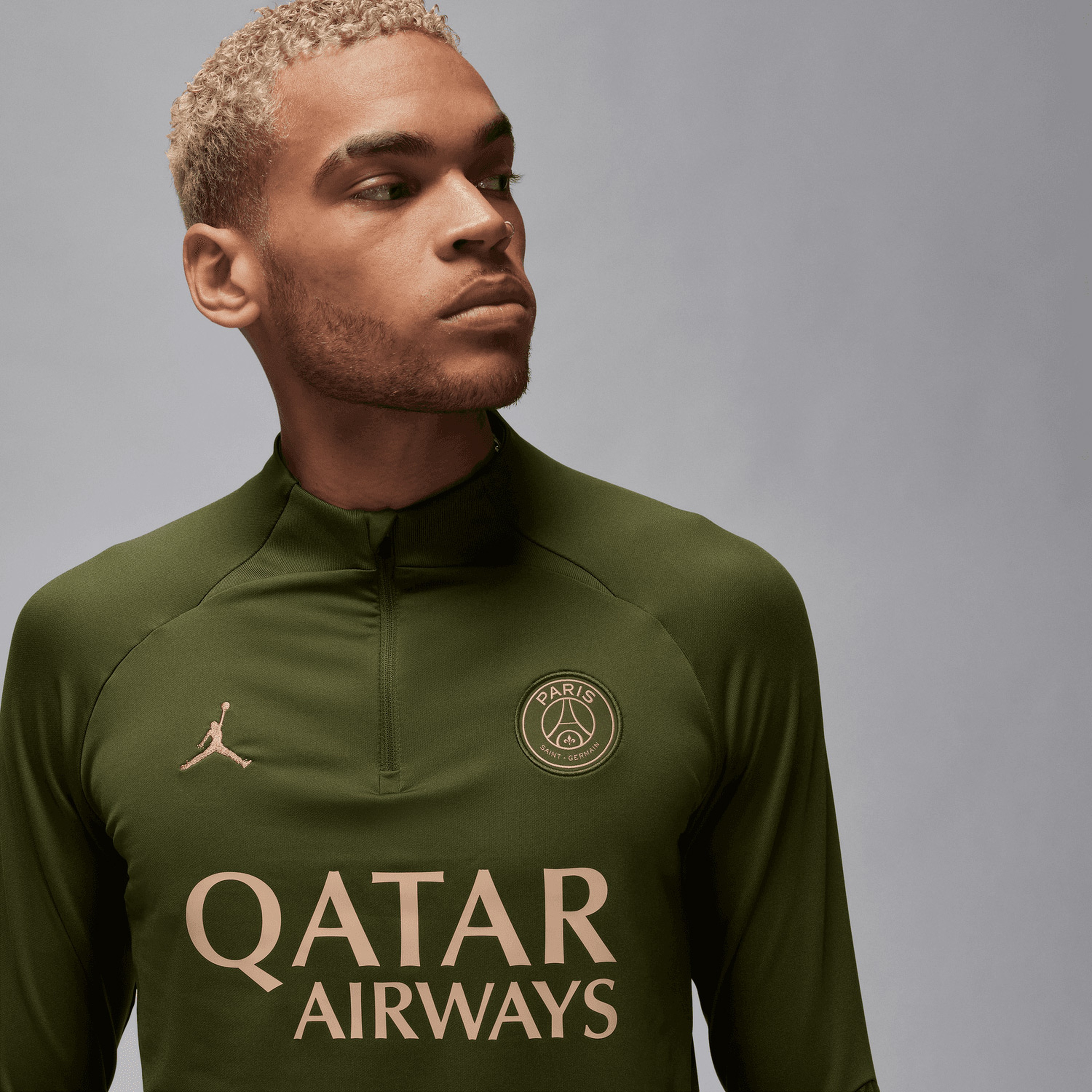 Nike Paris Saint Germain Erkek Yeşil Futbol Eşofman Üstü