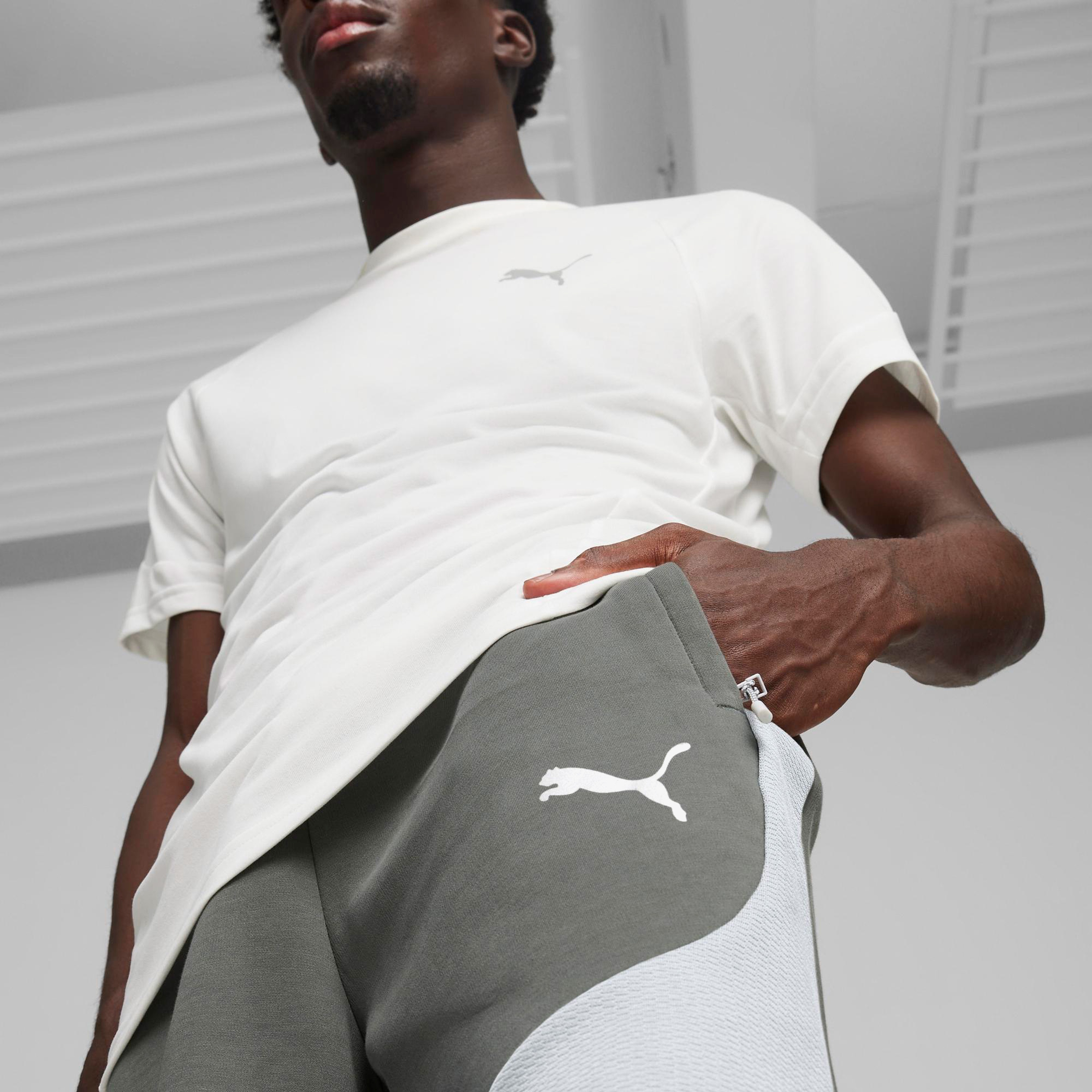 Puma Evostripe Erkek Gri Şort