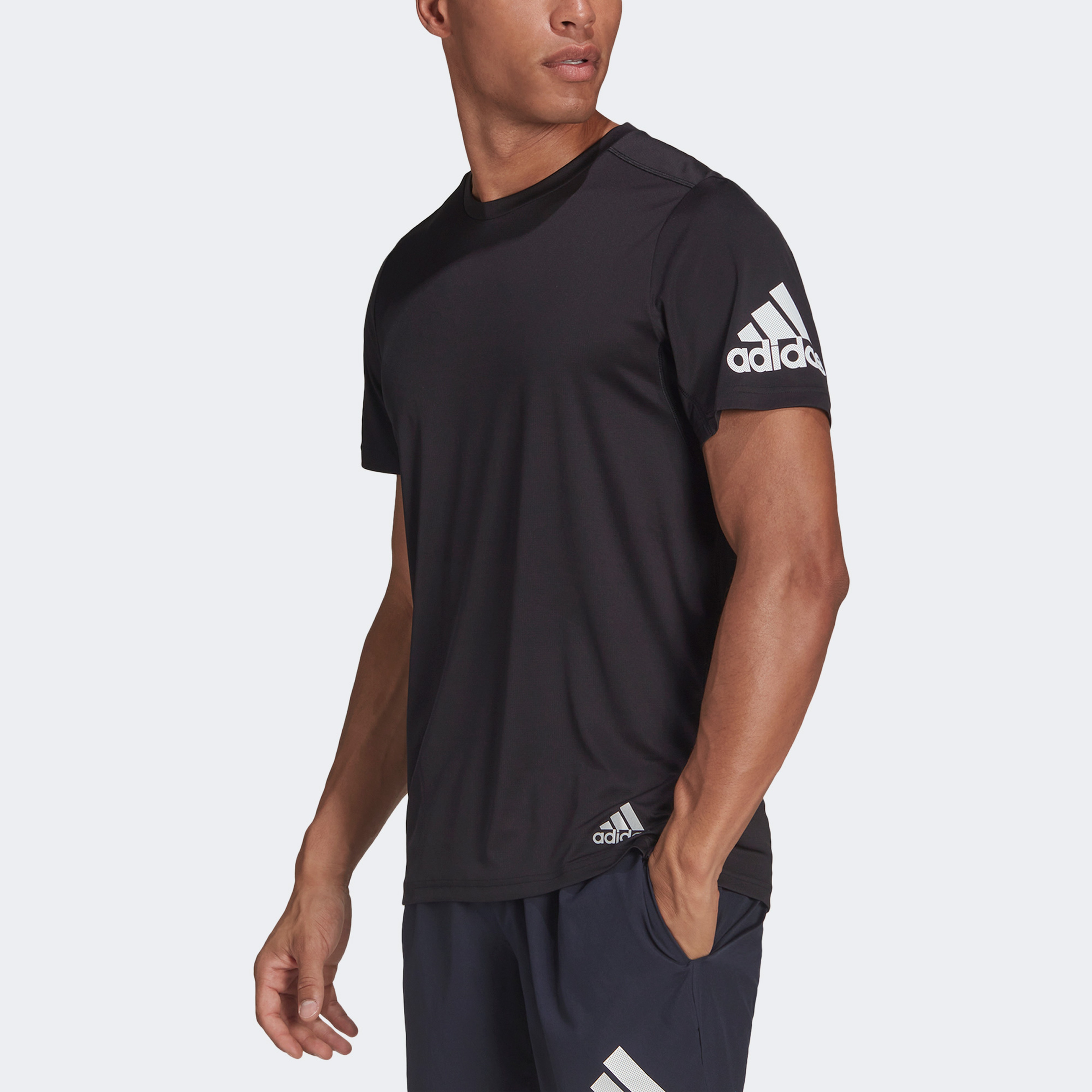 adidas Run It Erkek Siyah Koşu T-Shirt
