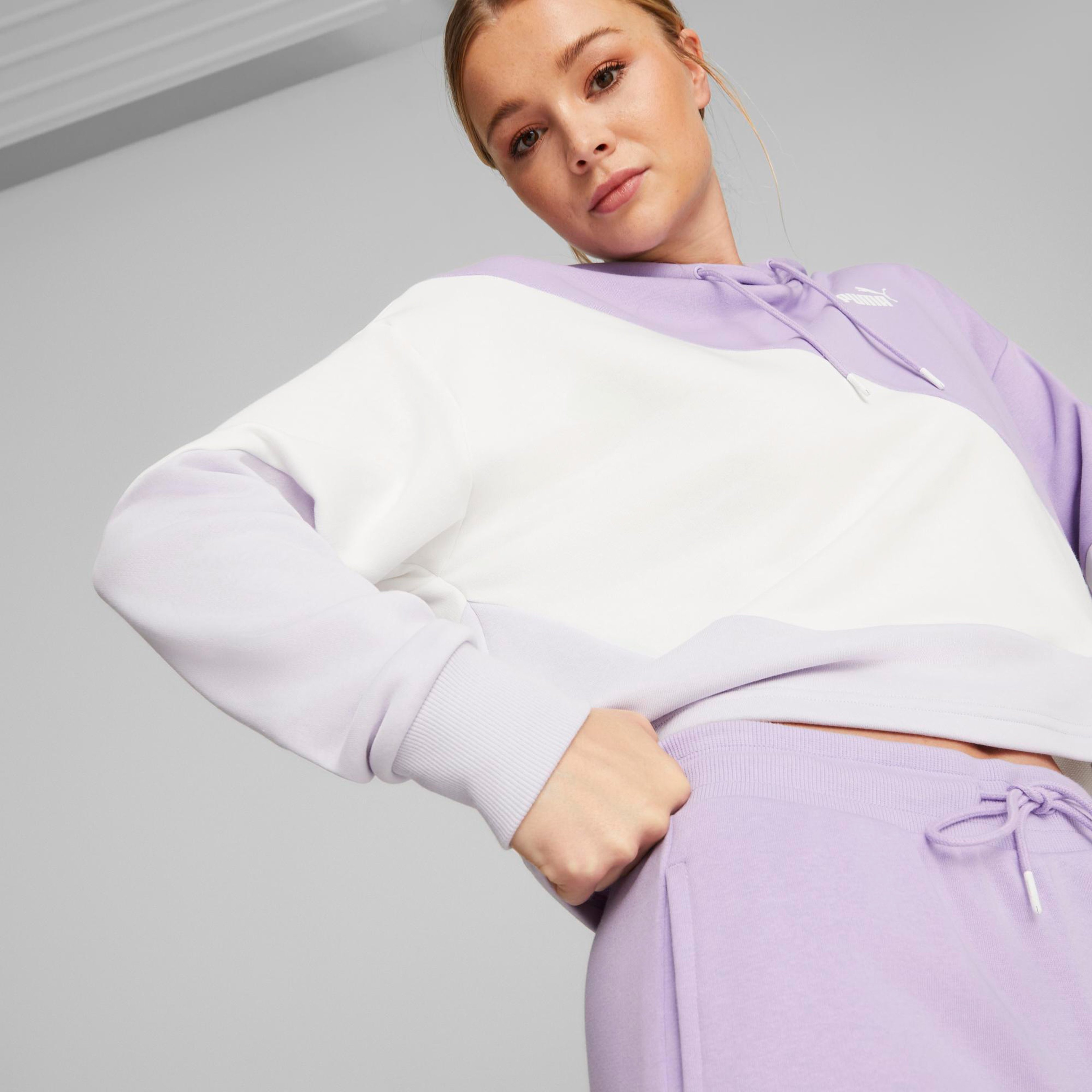 Puma Power Cat Vivid Violet Kadın Mor Eşofman Altı