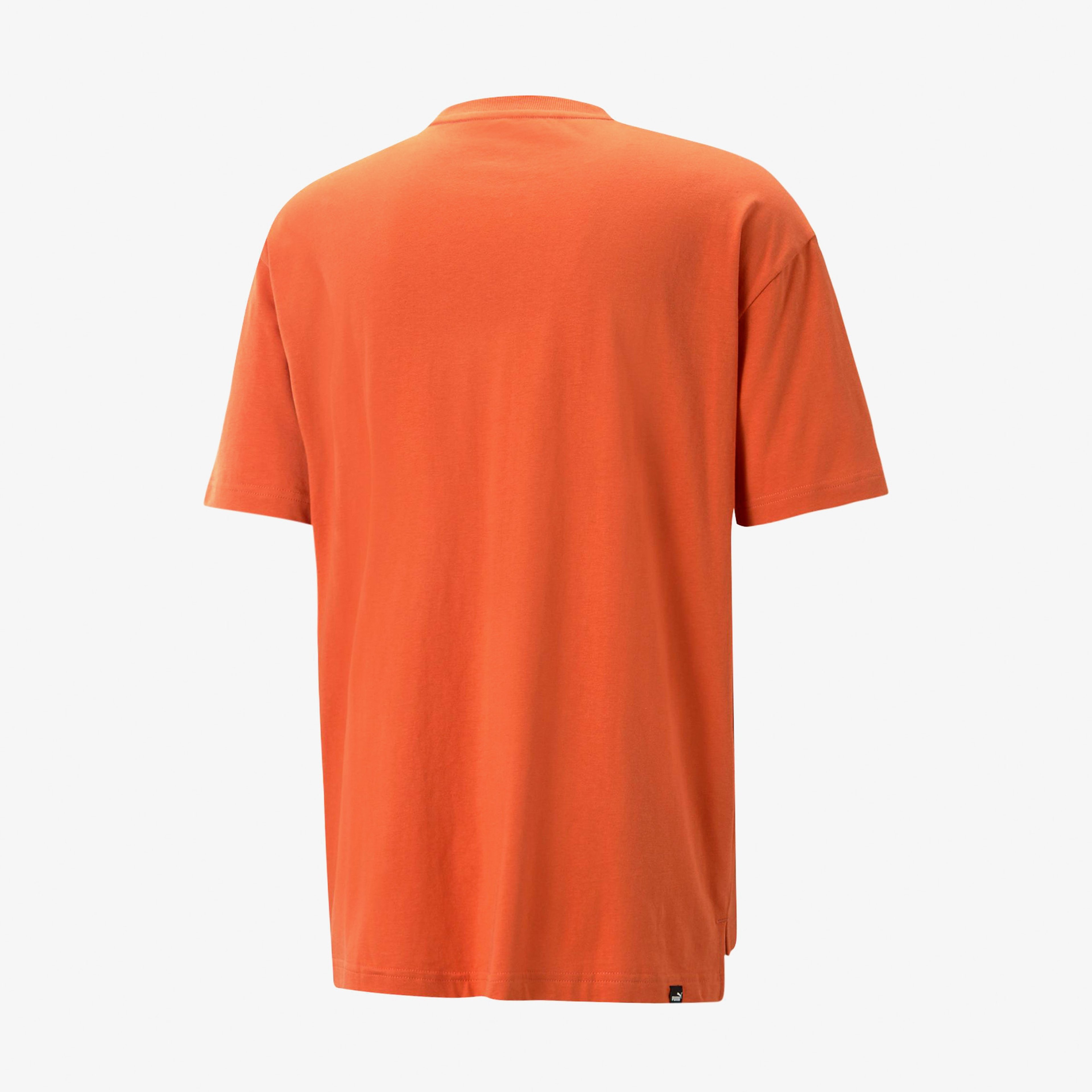 Puma Open Road Erkek Turuncu Günlük T-Shirt