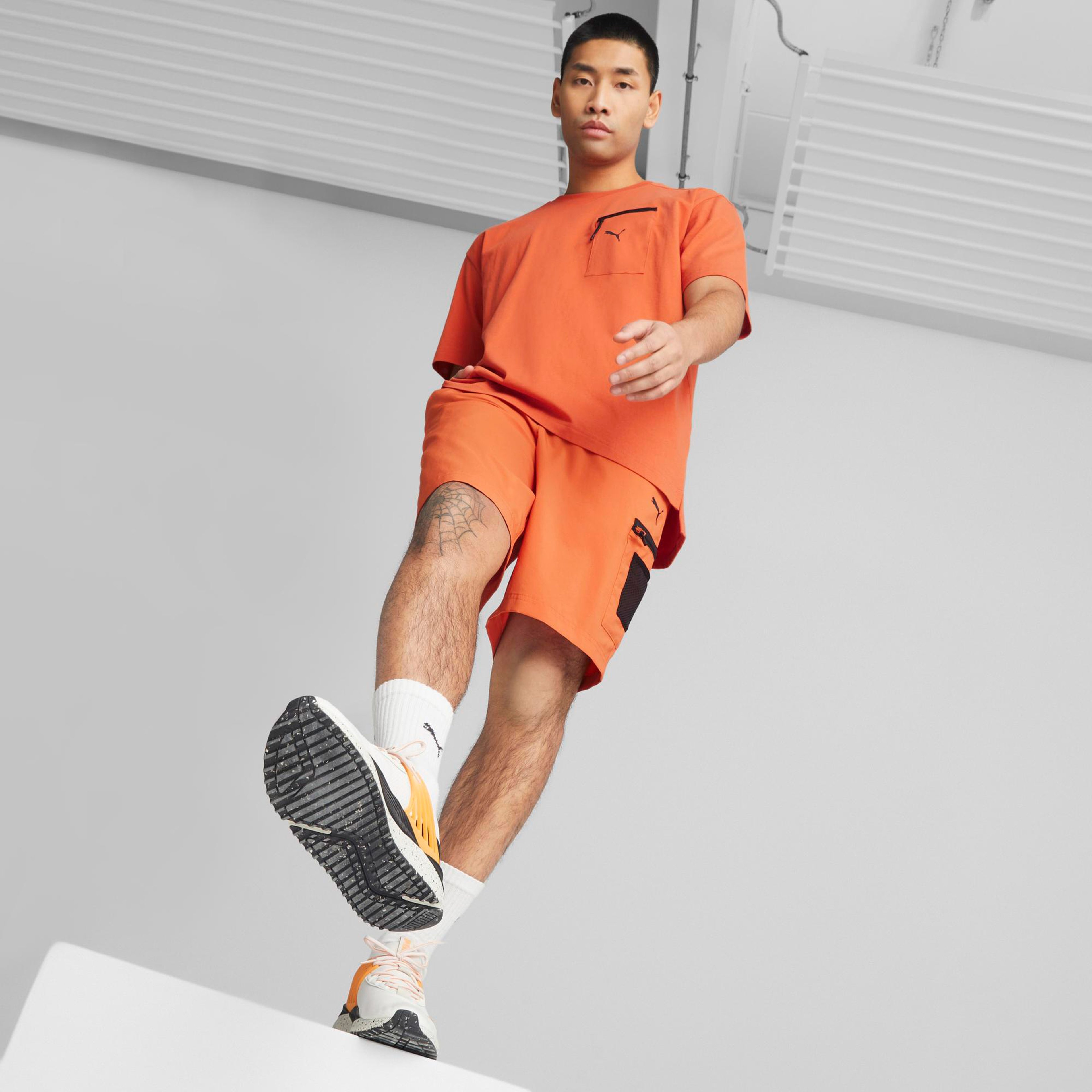 Puma Open Road Erkek Turuncu Günlük T-Shirt