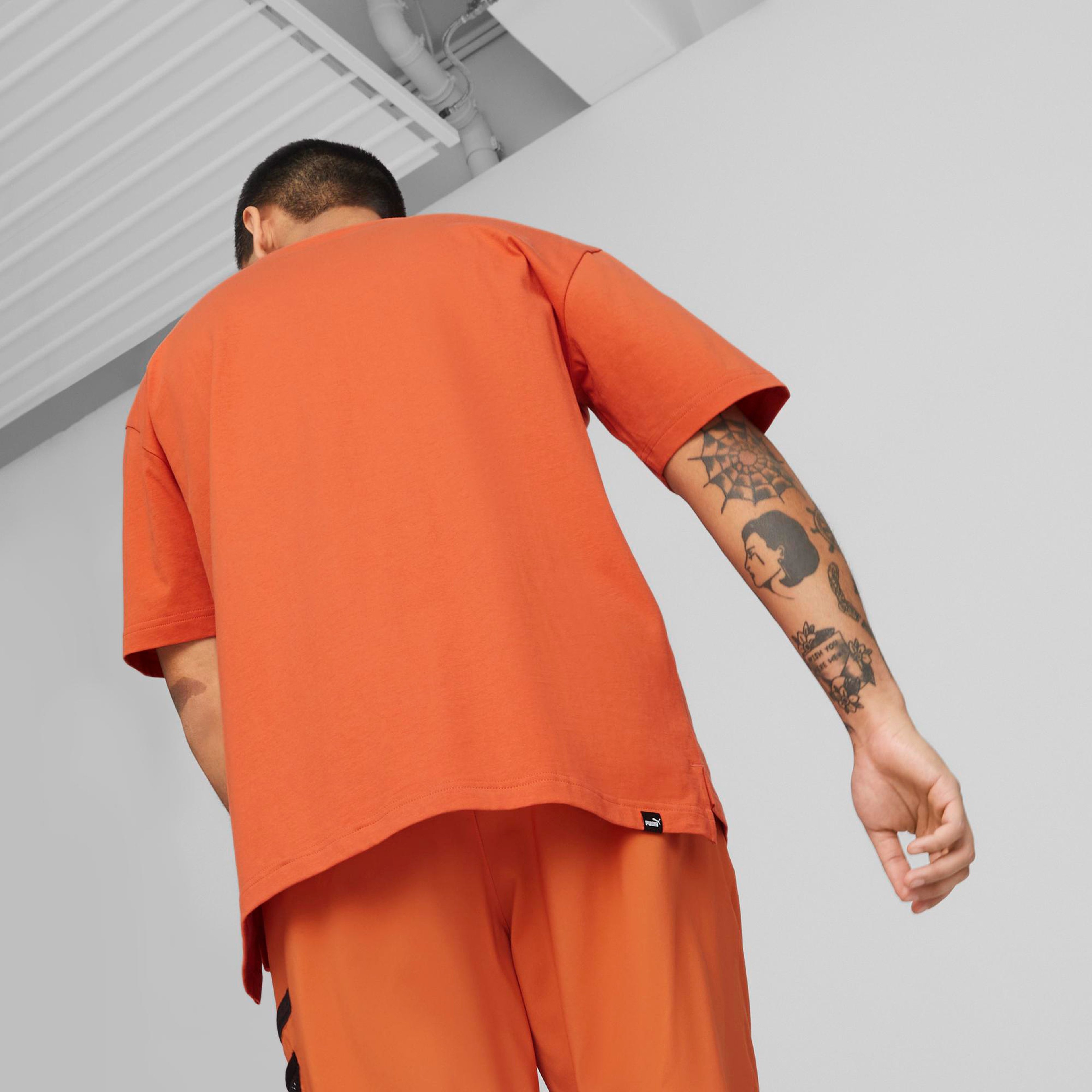 Puma Open Road Erkek Turuncu Günlük T-Shirt