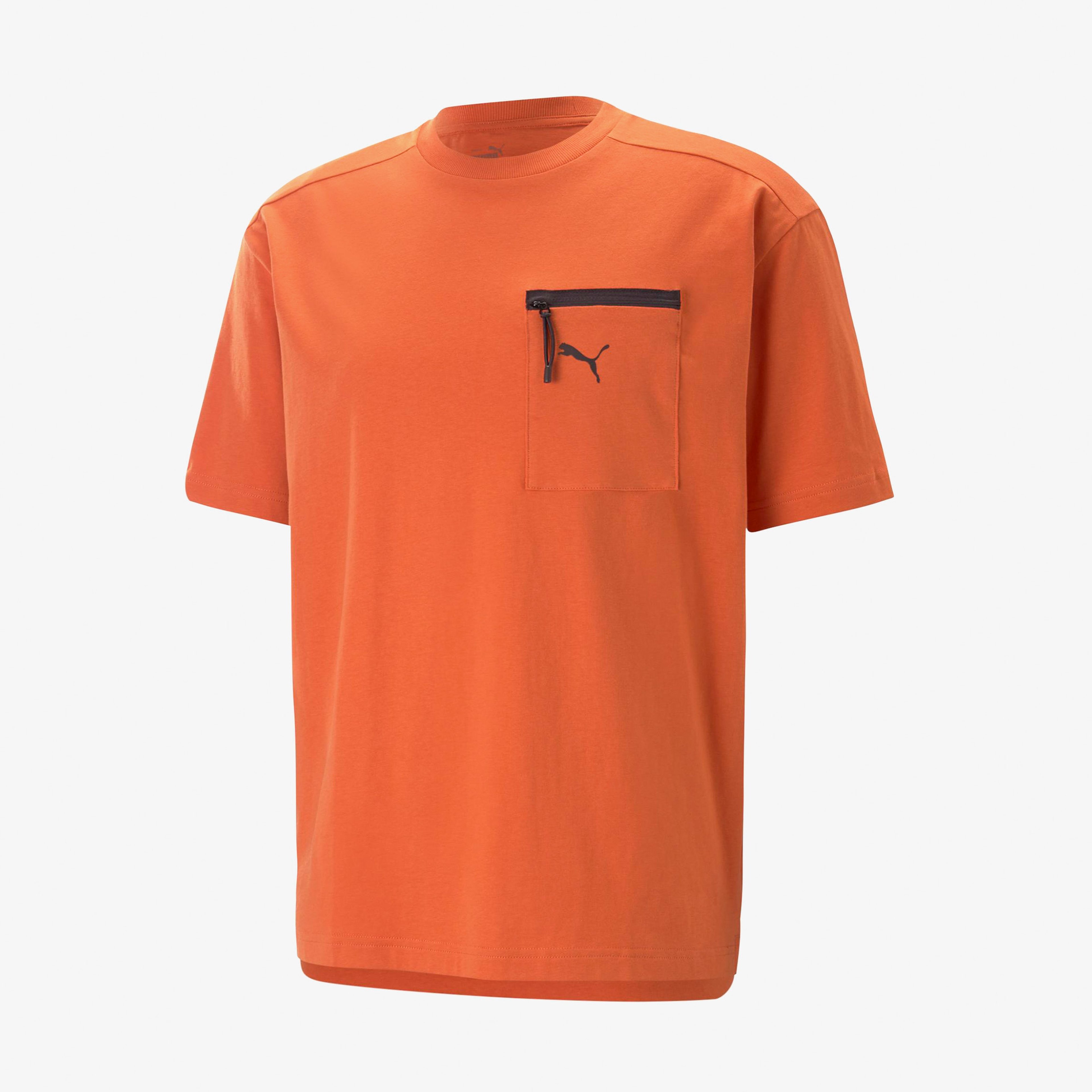 Puma Open Road Erkek Turuncu Günlük T-Shirt