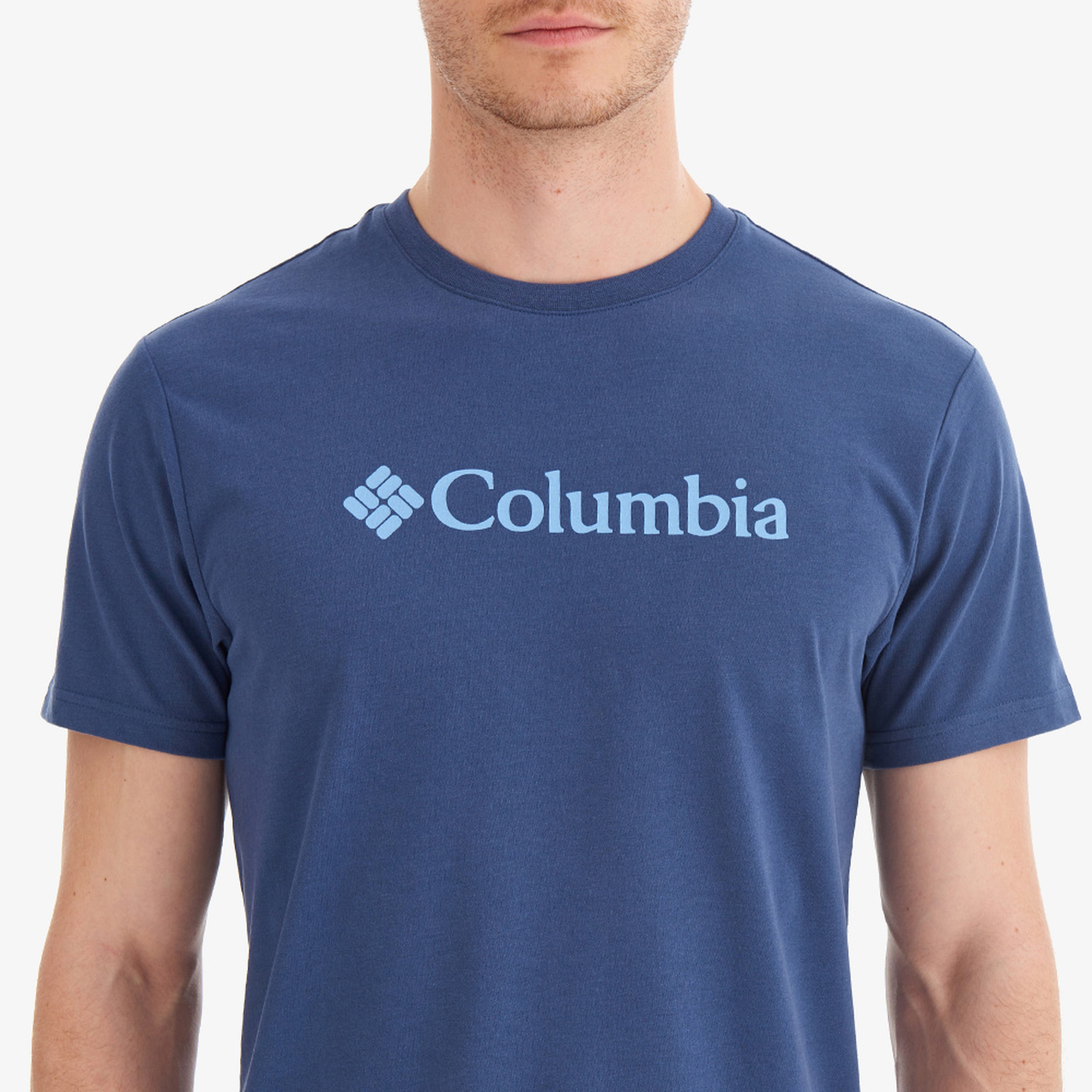 Columbia CSC Basic Erkek Mavi Günlük T-Shirt