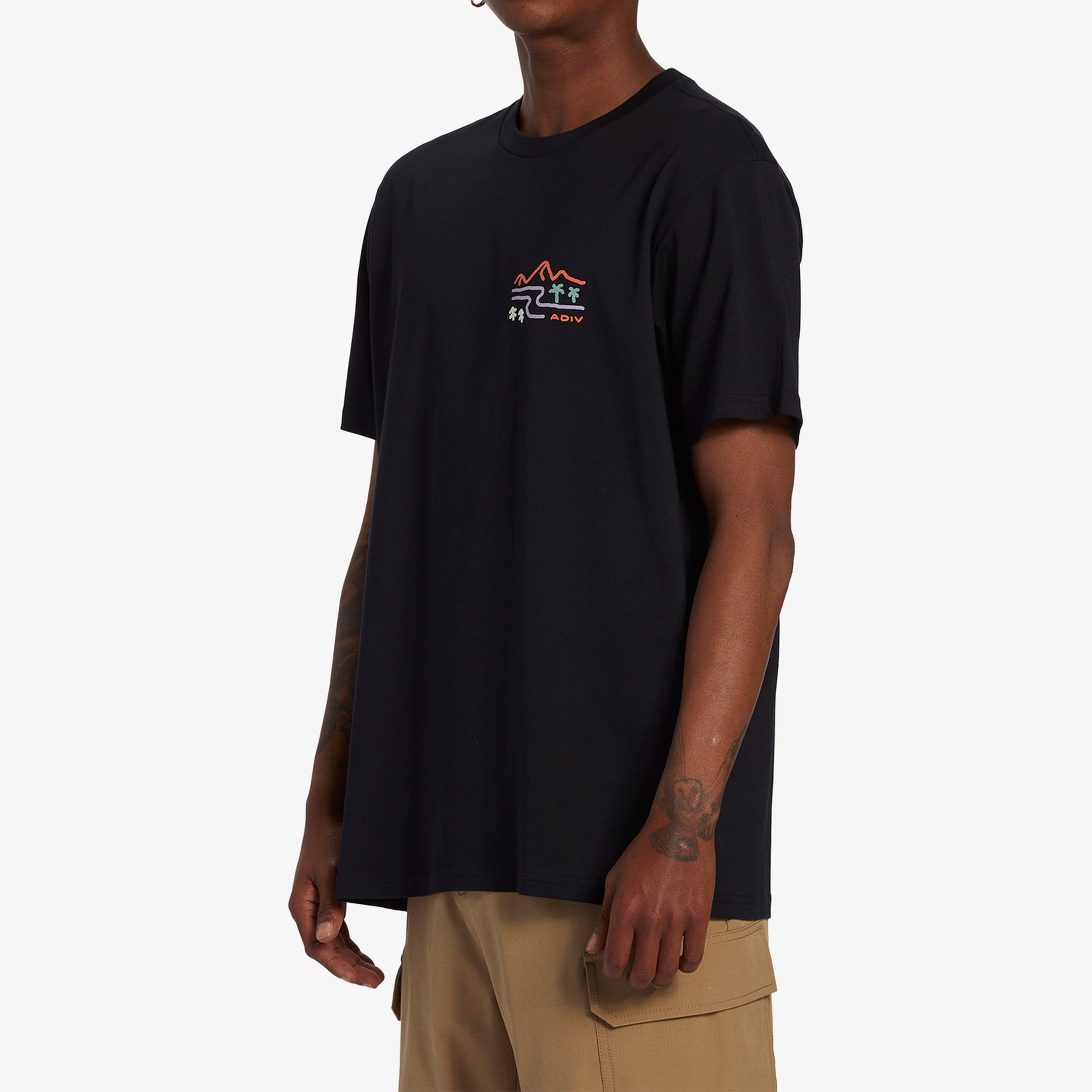 Billabong Panorama Erkek Siyah Günlük T-Shirt