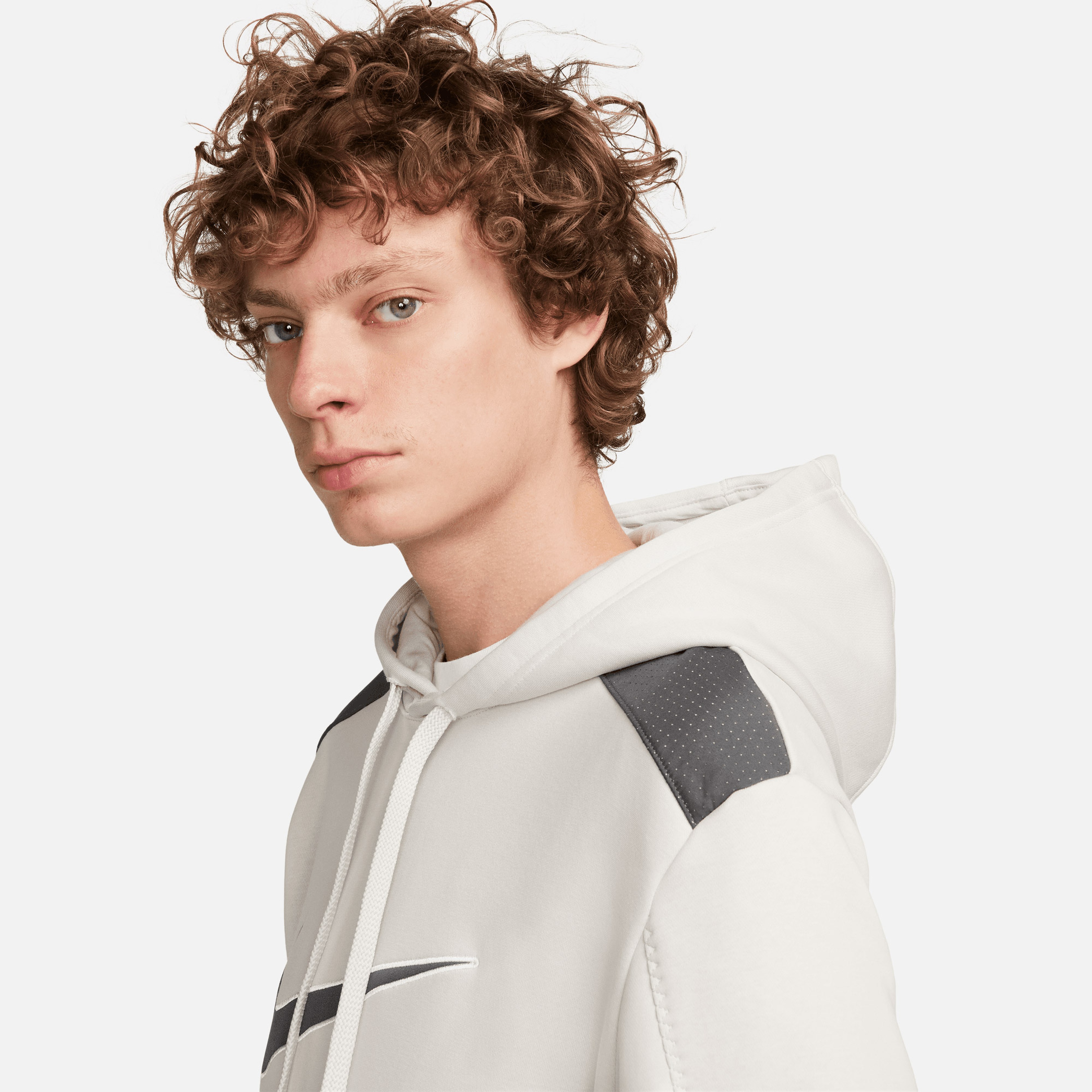 Nike Sportswear Fleece Erkek Bej Günlük Sweatshirt