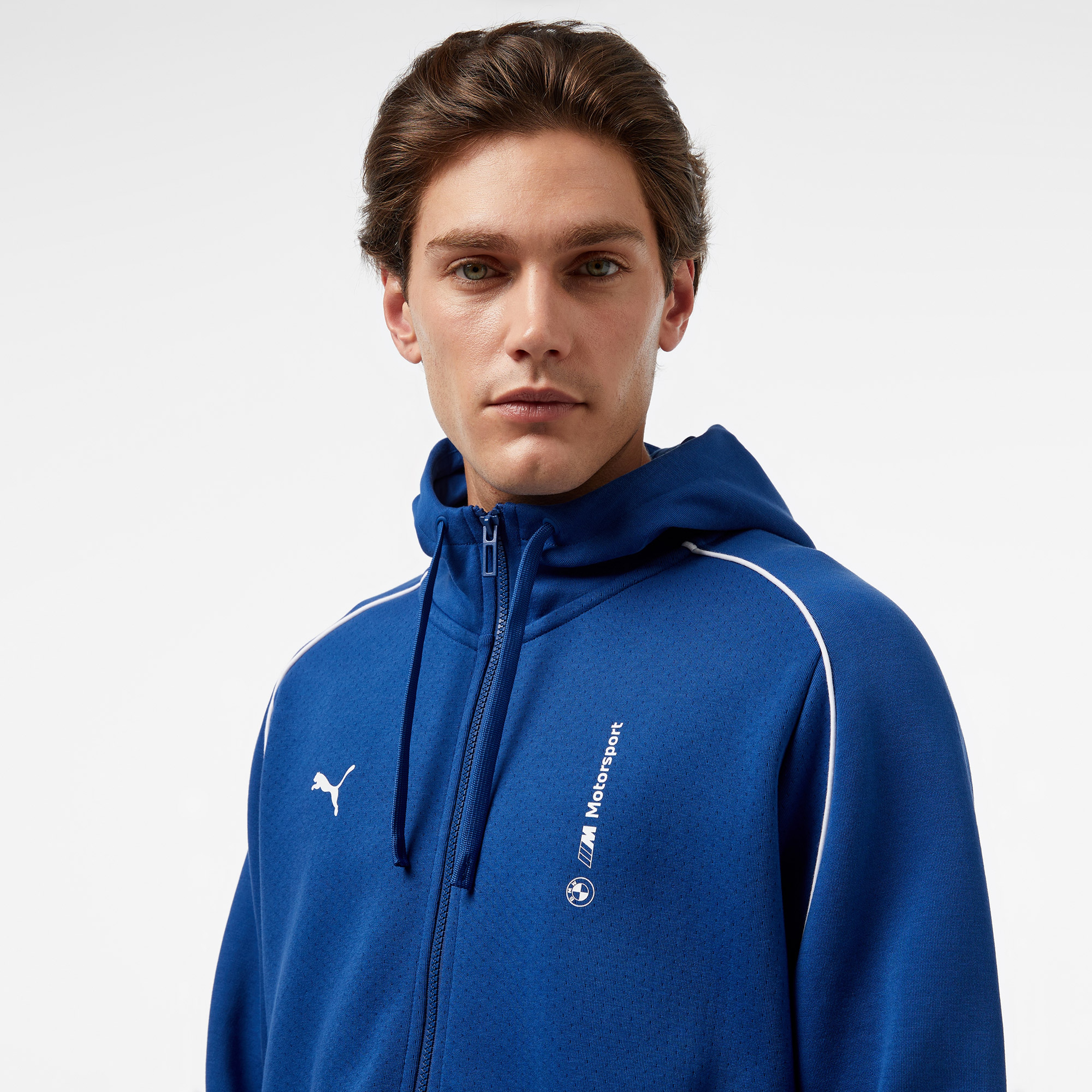 Puma Bmw Mms Unisex Mavi Hoodie