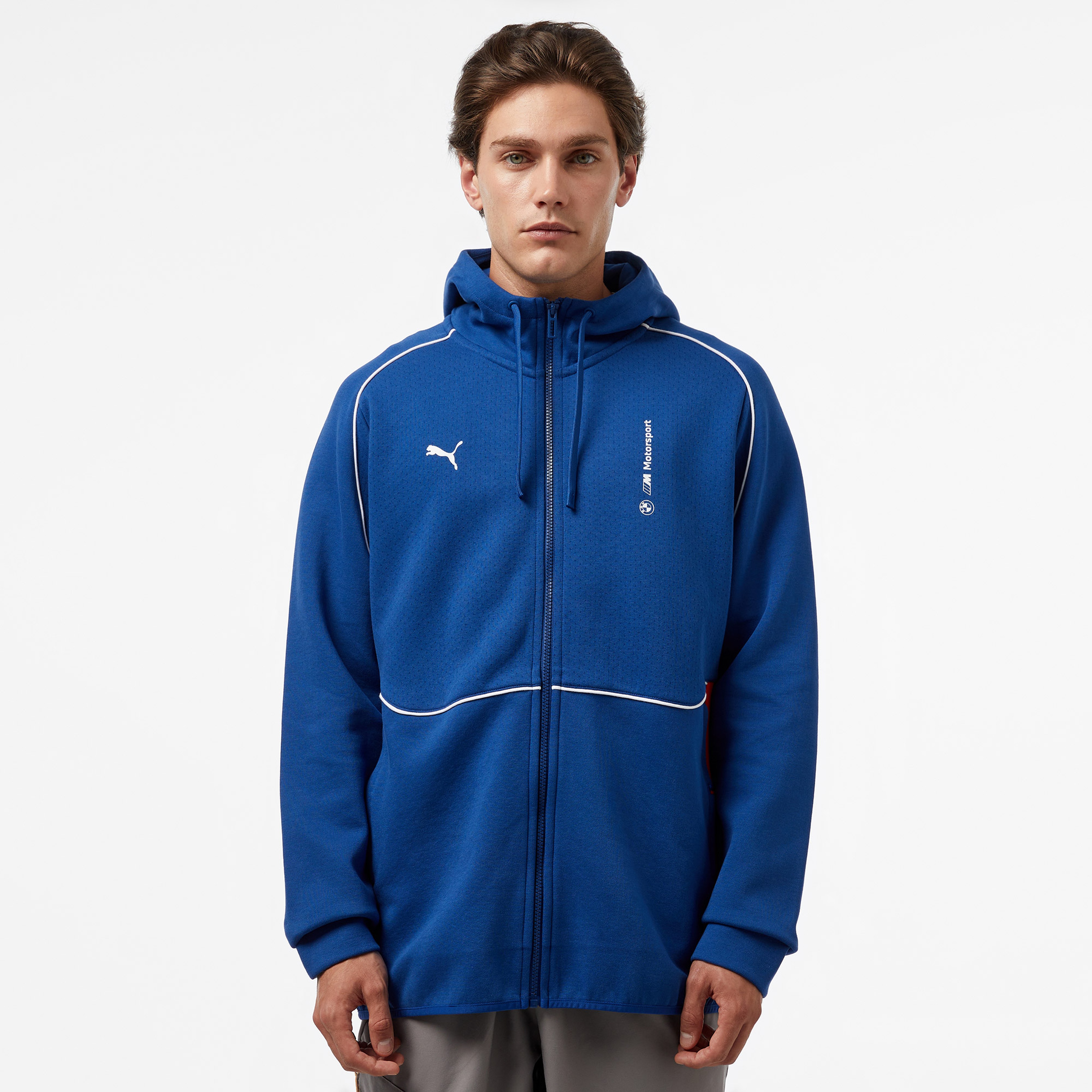 Puma Bmw Mms Unisex Mavi Hoodie