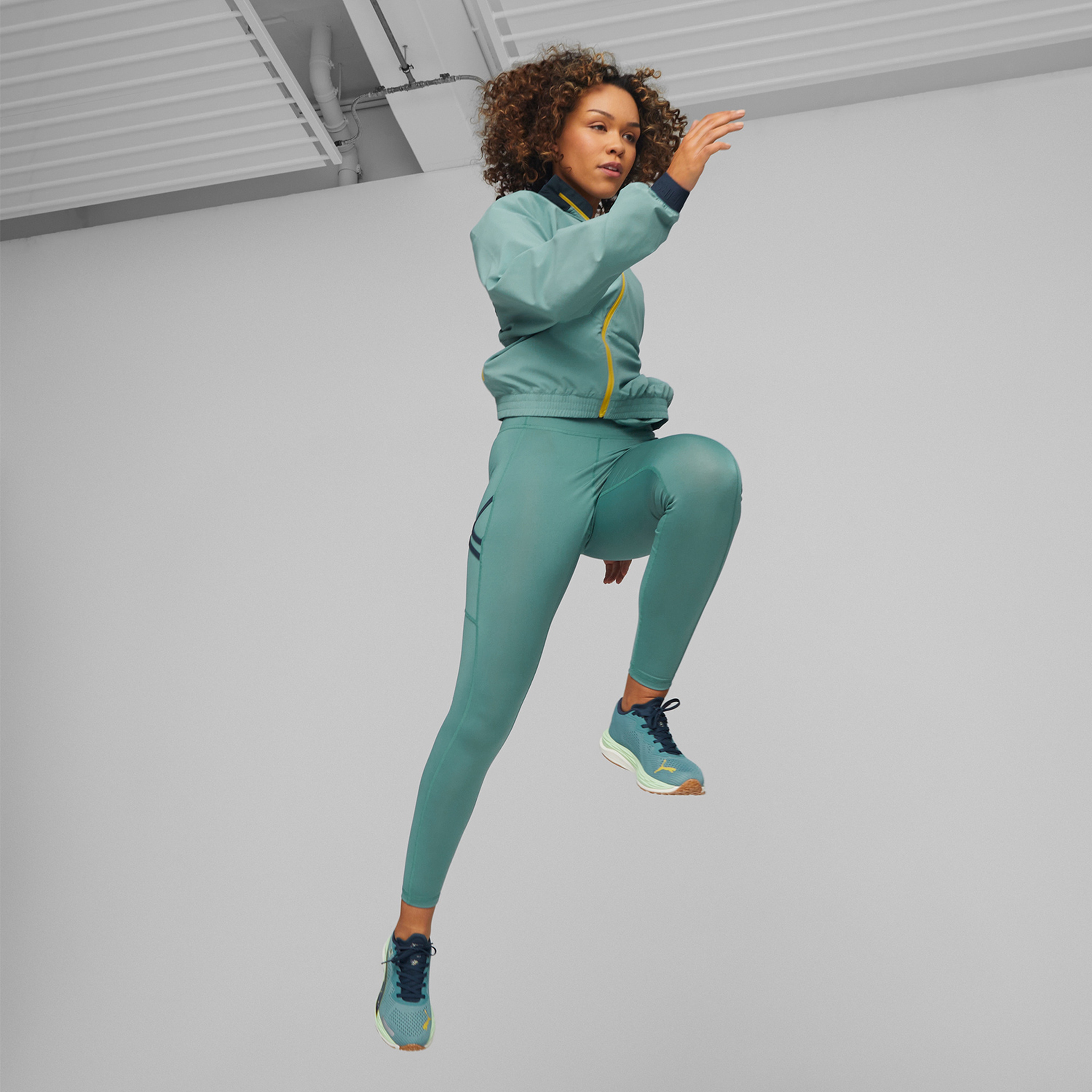 Puma x First Mile Woven Kadın Yeşil Günlük Ceket