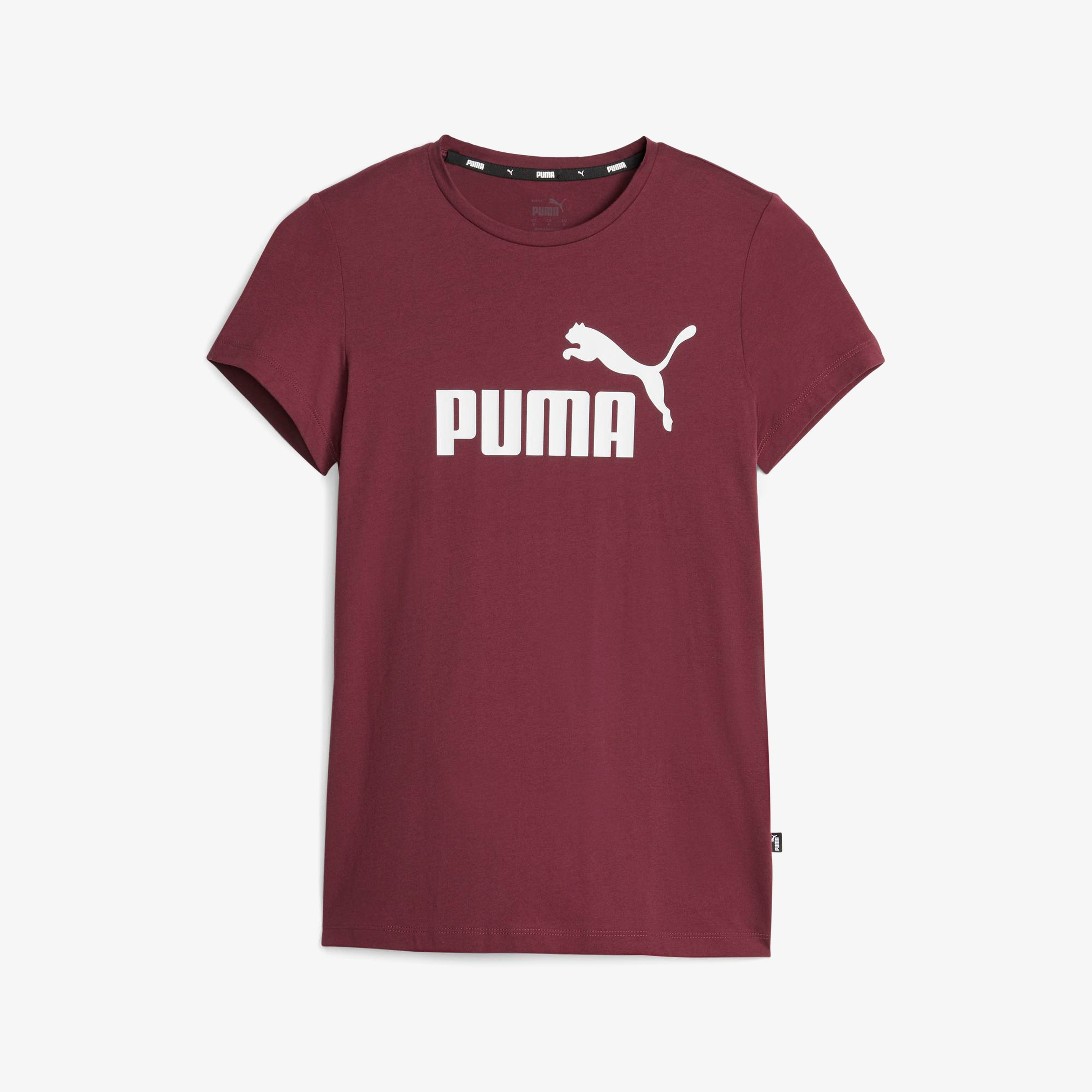 Puma Essentials Heather Kadın Kırmızı Günlük T-Shirt