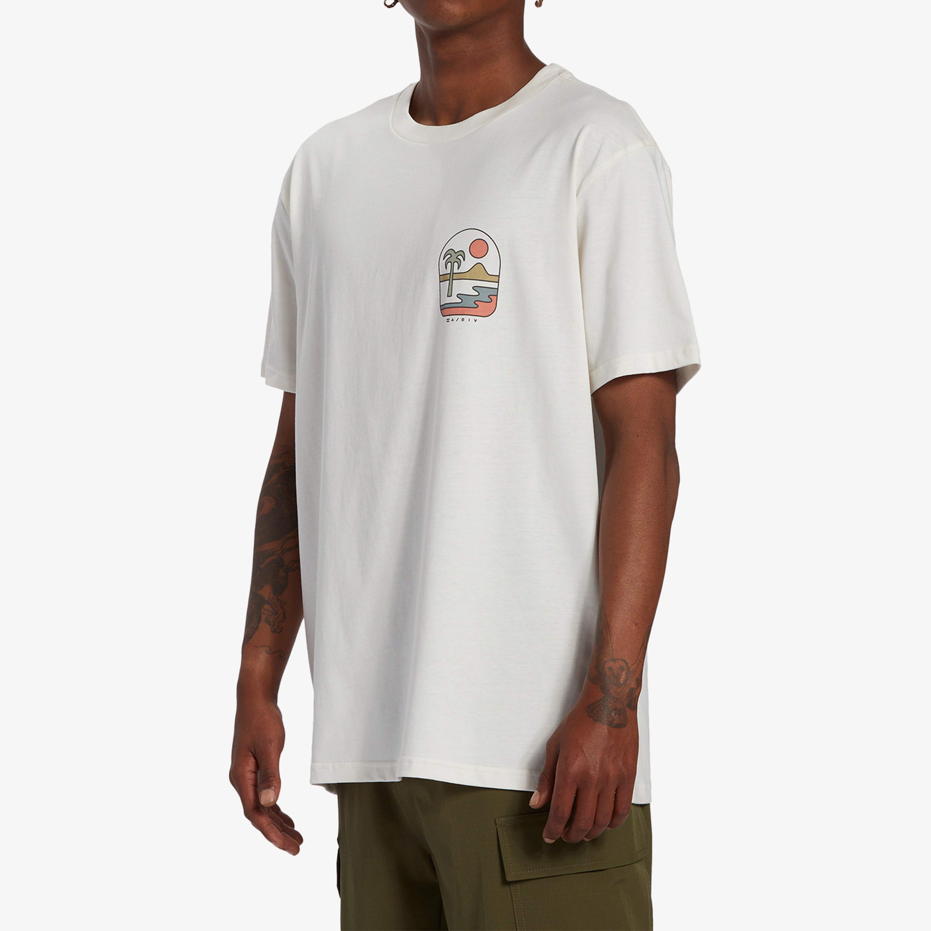 Billabong Sands Erkek Beyaz Günlük T-Shirt