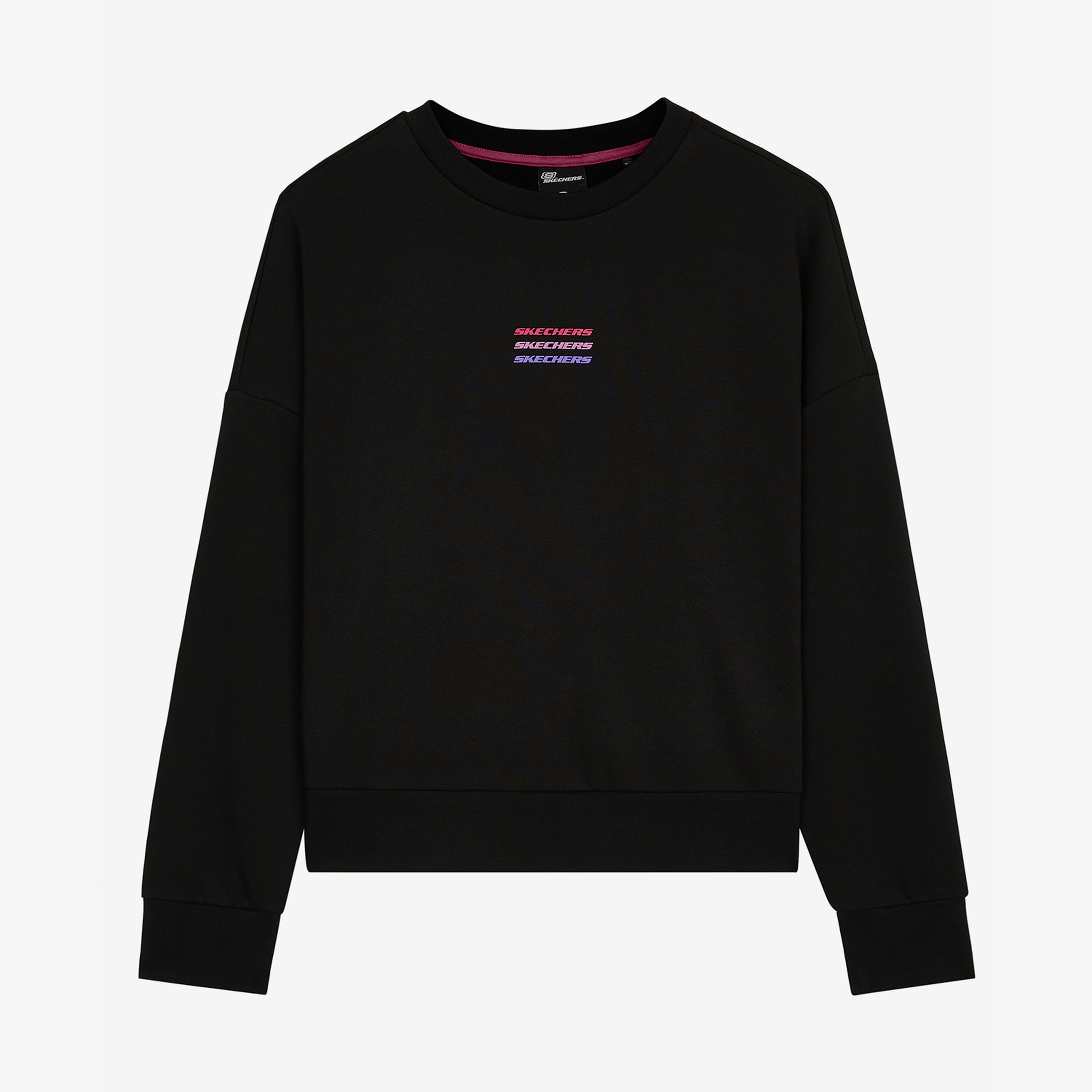 Skechers Essential Crew Neck Kadın Siyah Günlük Sweatshirt