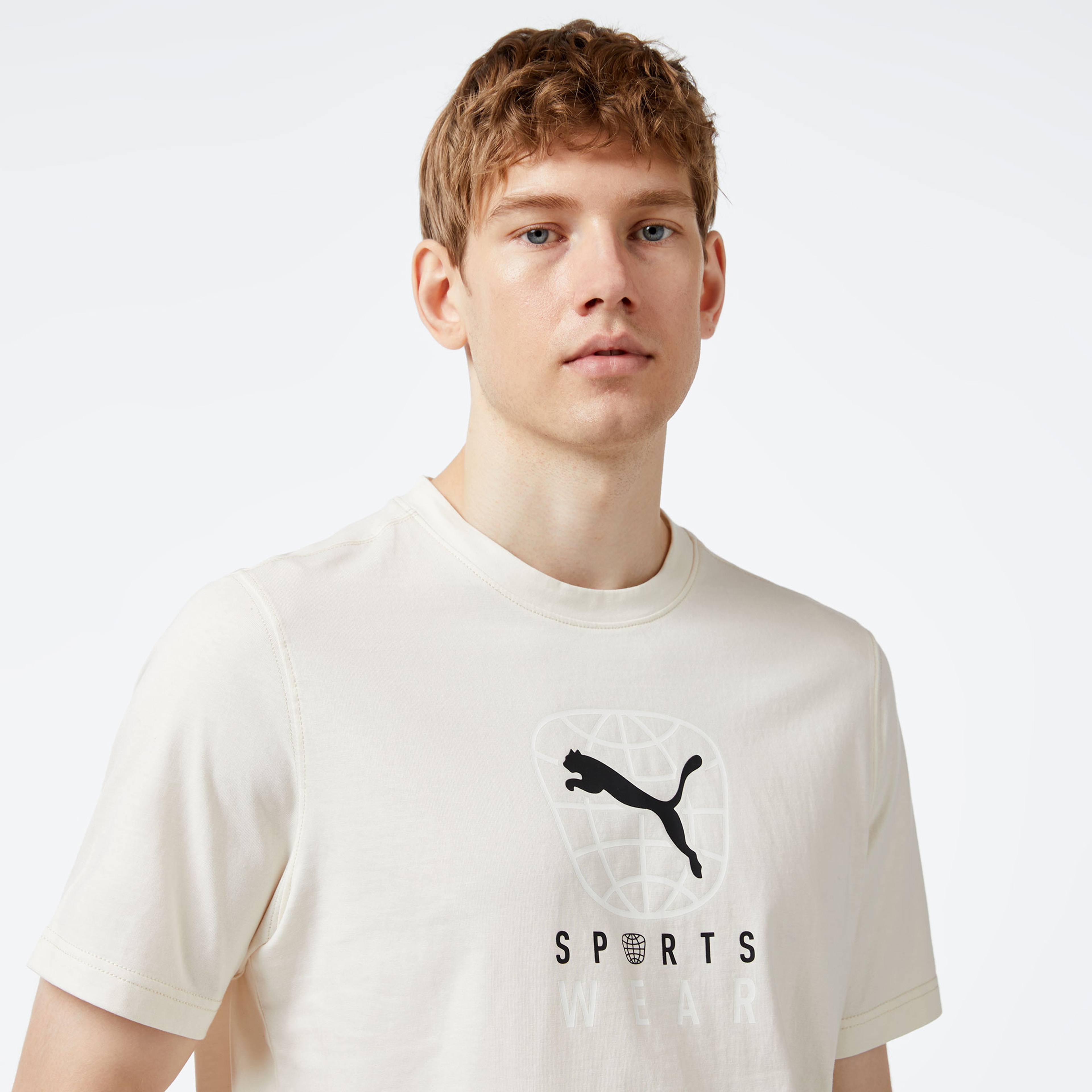 Puma Better Sportswear Unisex Bej T-Shirt