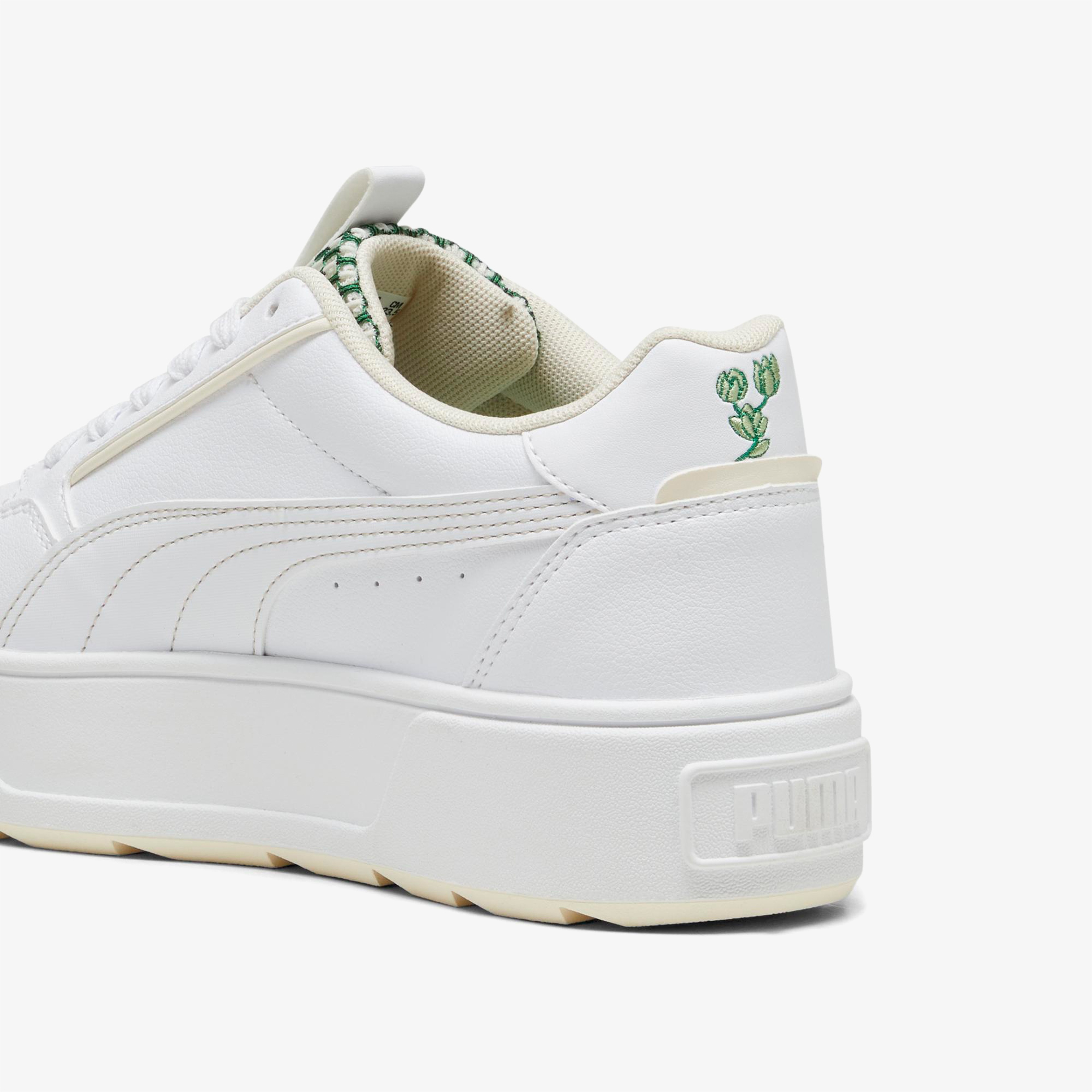 Puma Karmen Rebelle Blossom Kadın Beyaz Günlük Spor Ayakkabı