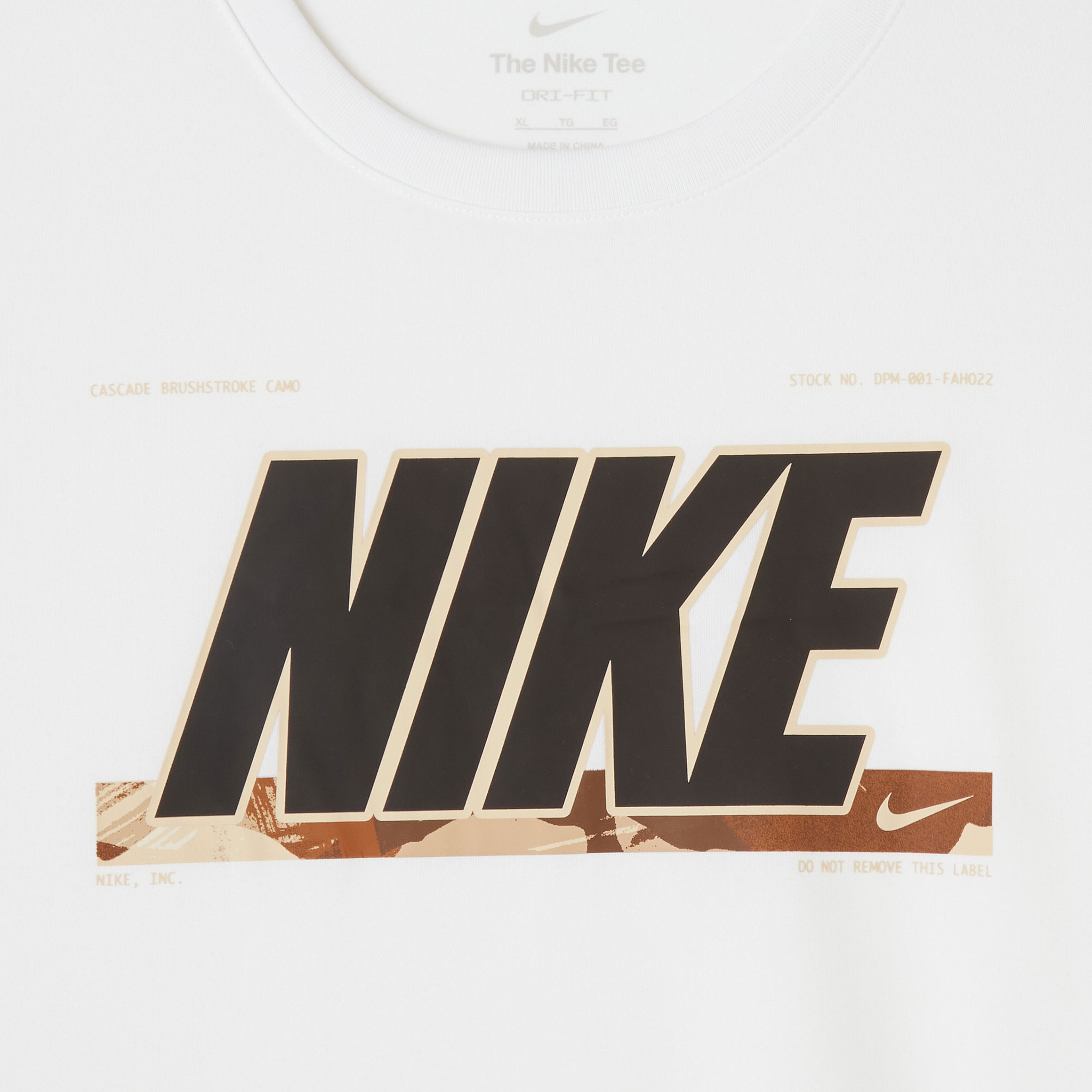 Nike Dri-Fit Erkek Beyaz Antrenman T-Shirt