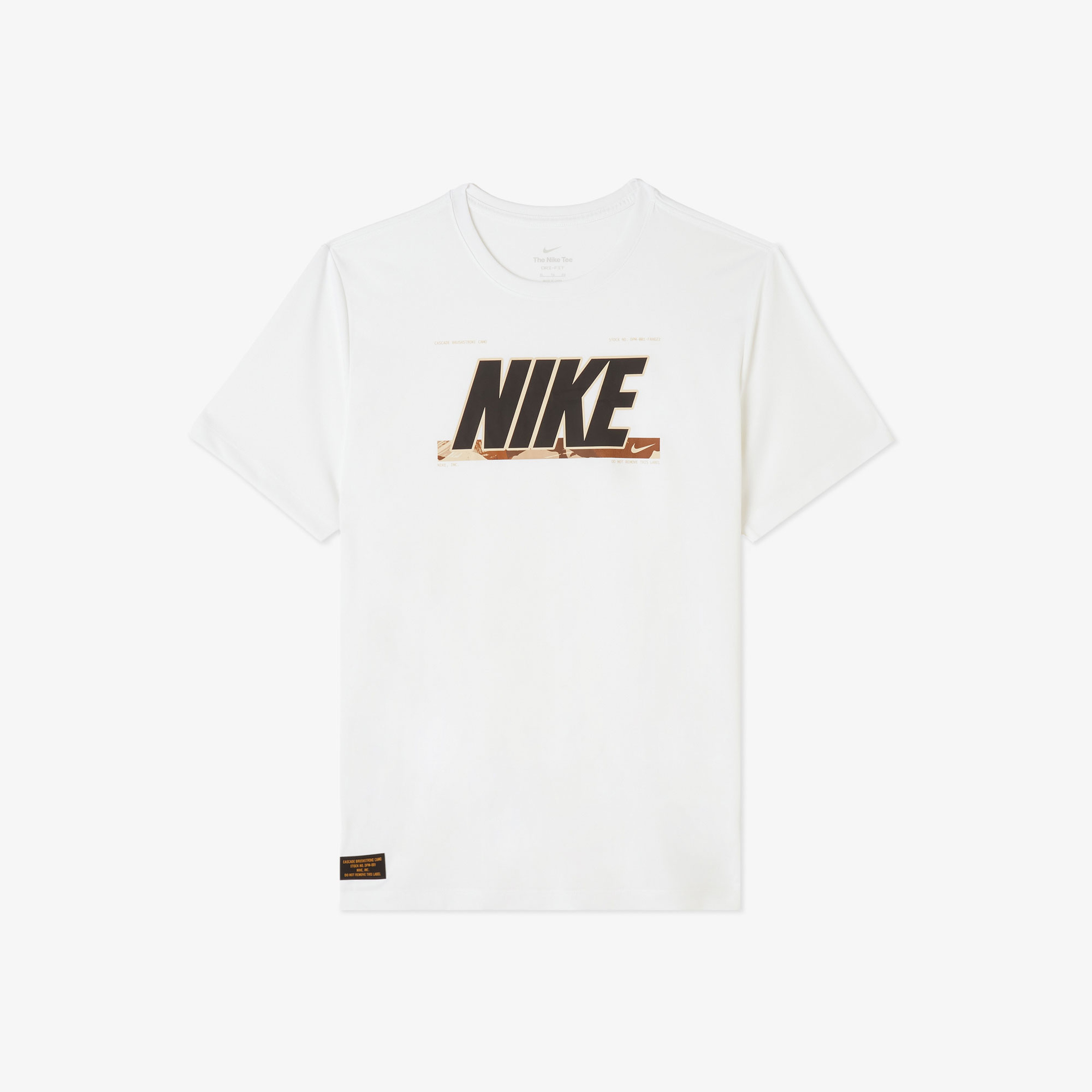 Nike Dri-Fit Erkek Beyaz Antrenman T-Shirt