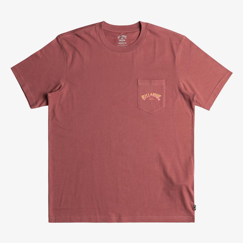 Billabong Stacked Arch Erkek Kırmızı Günlük T-Shirt